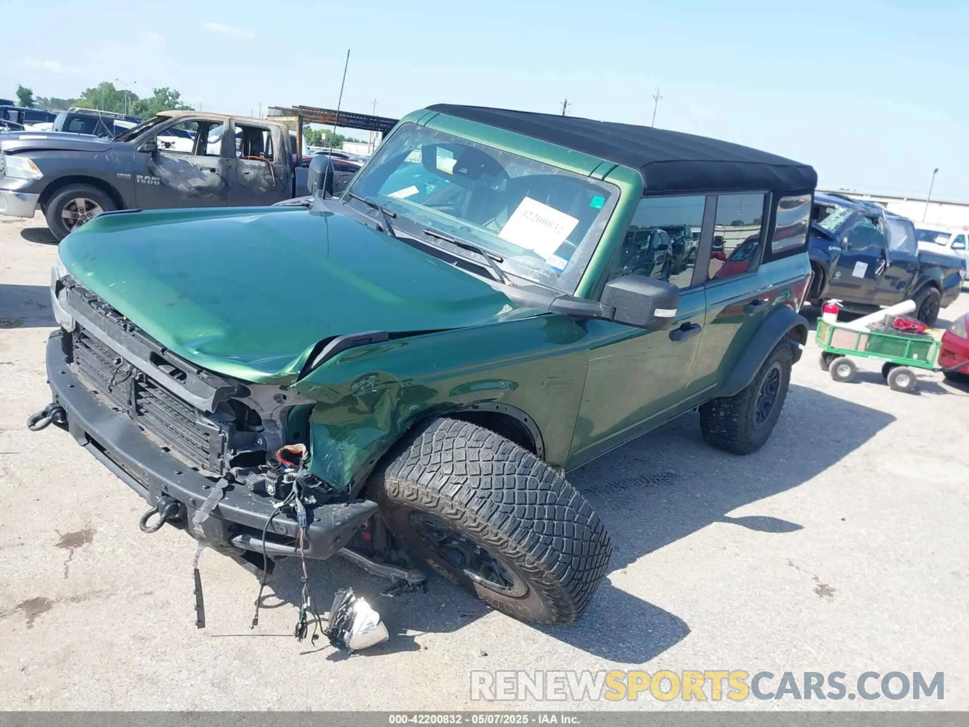 2 Photograph of a damaged car 1FMEE5DP0PLB60332 FORD BRONCO 2023