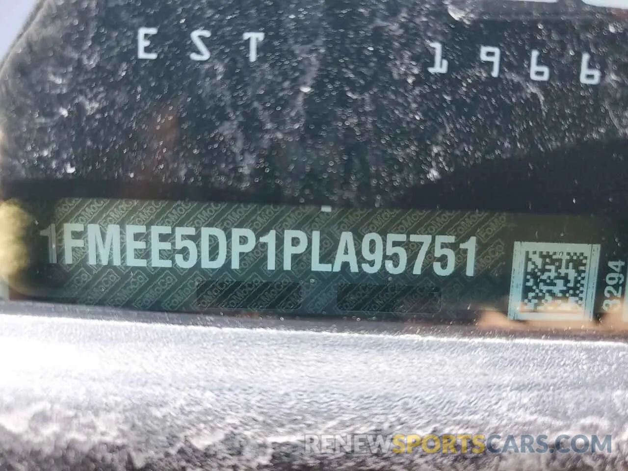 13 Photograph of a damaged car 1FMEE5DP1PLA95751 FORD BRONCO 2023