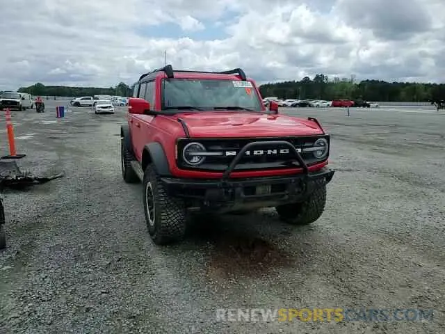 11 Photograph of a damaged car 1FMEE5DP5PLB97182 FORD BRONCO 2023