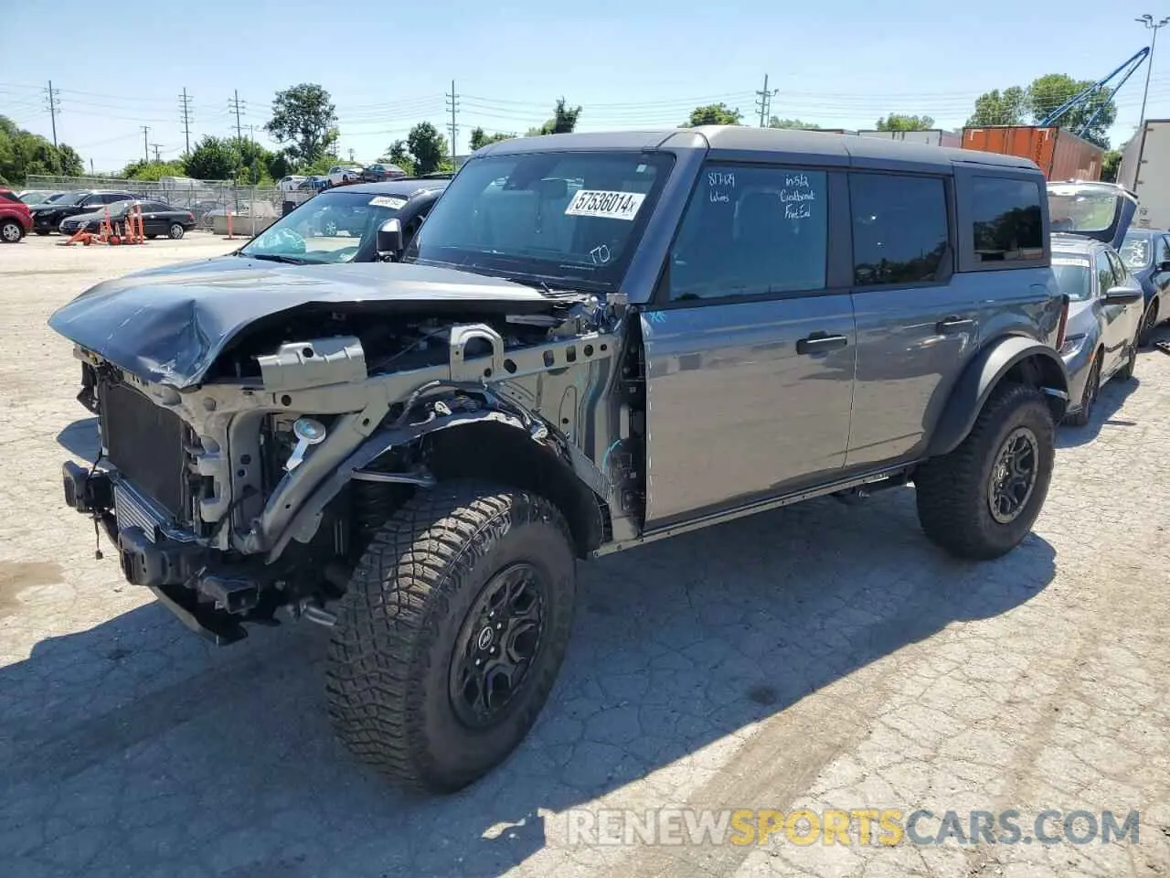 1 Photograph of a damaged car 1FMEE5DP6PLB66975 FORD BRONCO 2023