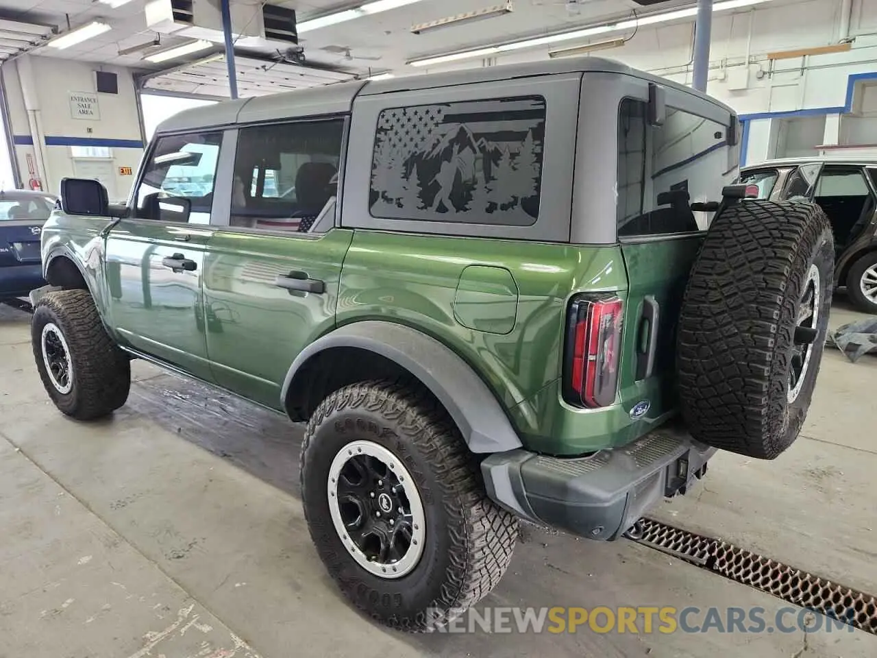 2 Photograph of a damaged car 1FMEE5DP9PLB54433 FORD BRONCO 2023