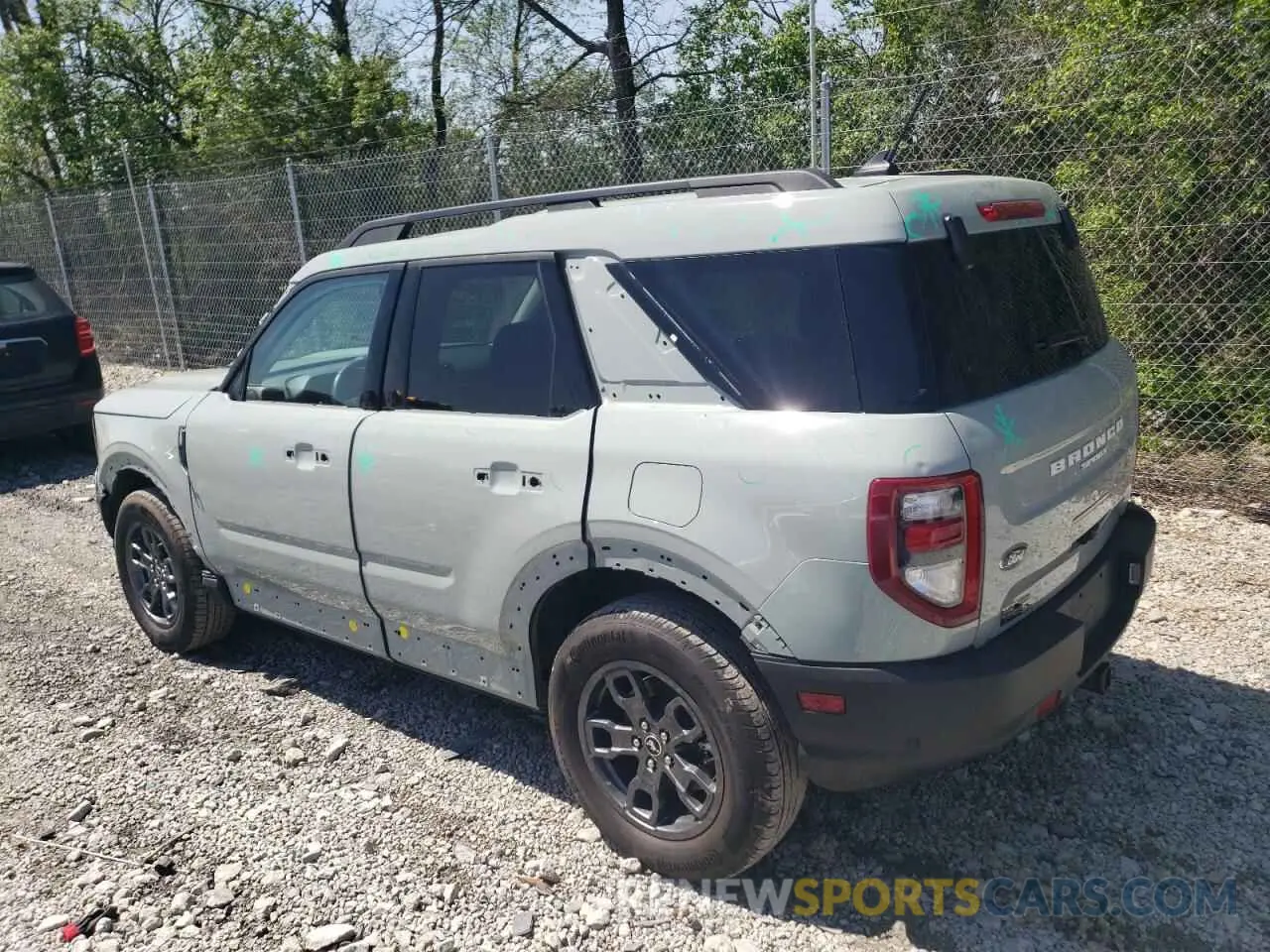 2 Photograph of a damaged car 3FMCR9B62PRD27854 FORD BRONCO 2023