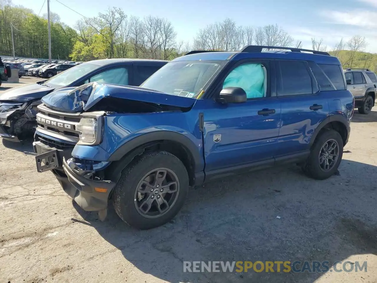 1 Photograph of a damaged car 3FMCR9B62PRD72003 FORD BRONCO 2023