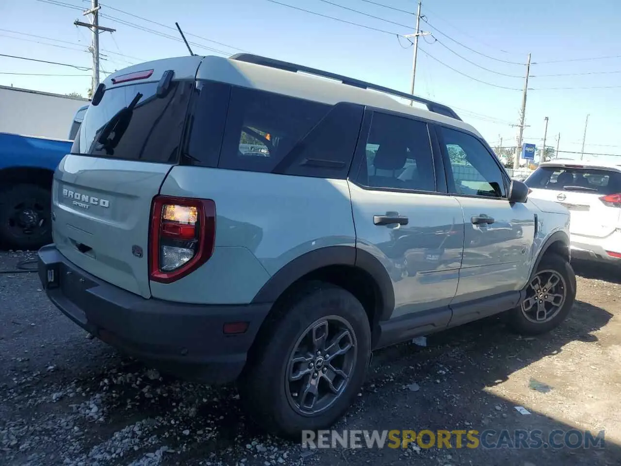 3 Photograph of a damaged car 3FMCR9B64PRD37799 FORD BRONCO 2023