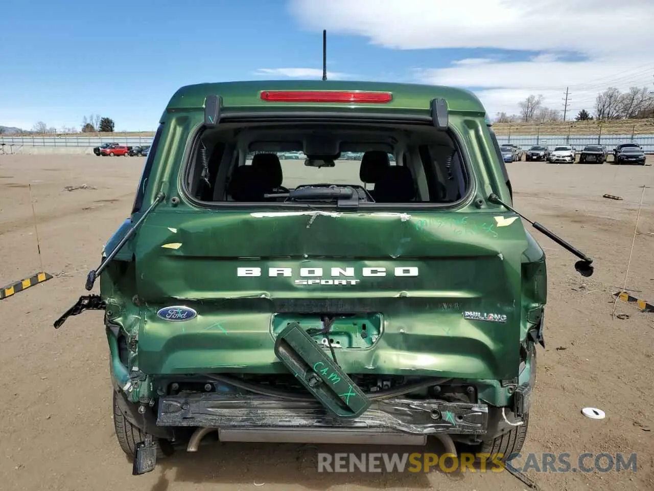 6 Photograph of a damaged car 3FMCR9B64PRD40525 FORD BRONCO 2023
