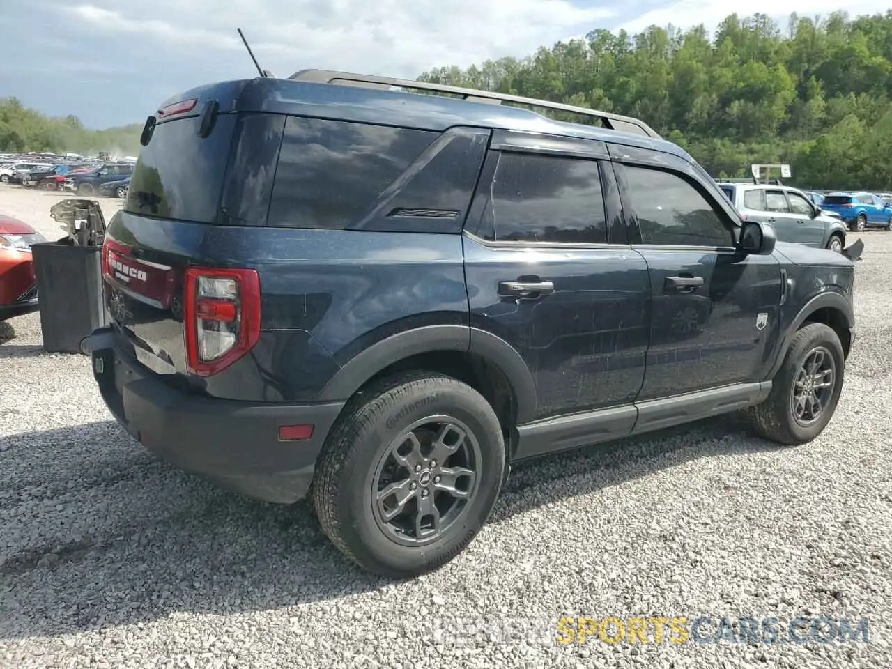 3 Photograph of a damaged car 3FMCR9B69PRD62343 FORD BRONCO 2023