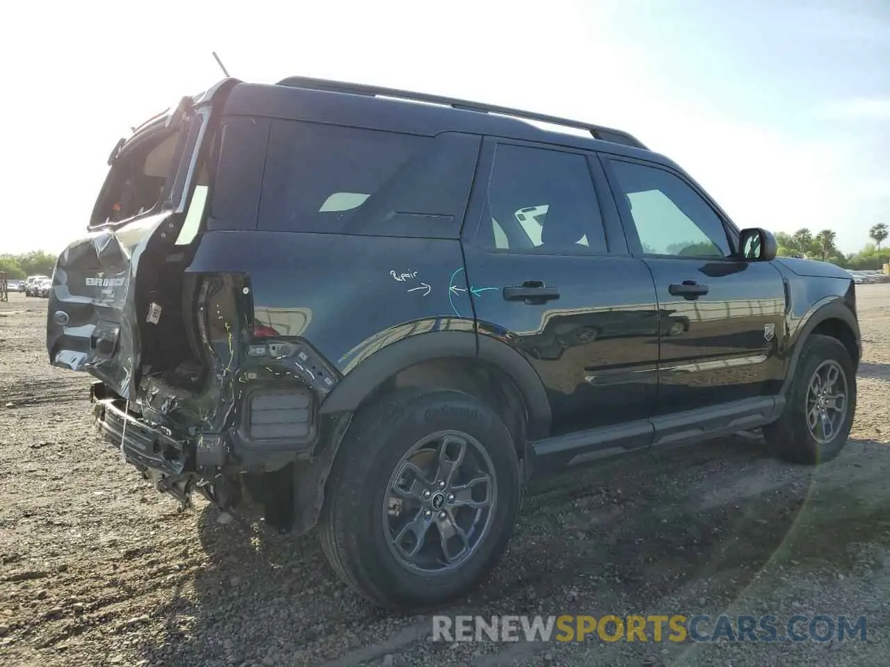 3 Photograph of a damaged car 3FMCR9B69PRE28356 FORD BRONCO 2023