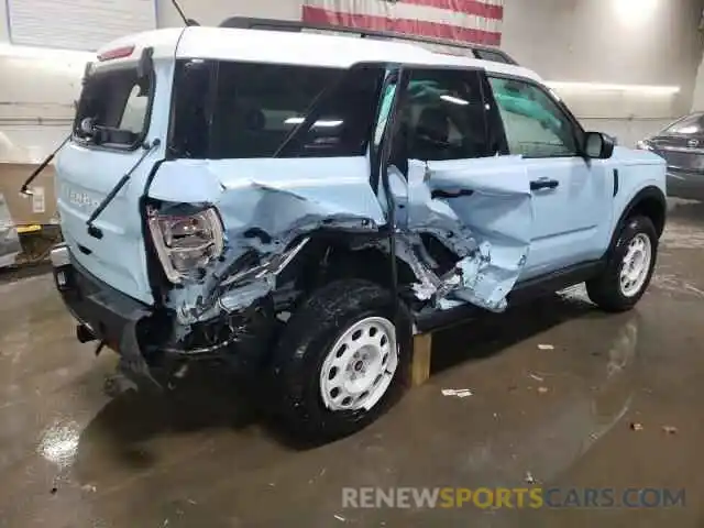 3 Photograph of a damaged car 3FMCR9G62PRD08150 FORD BRONCO 2023