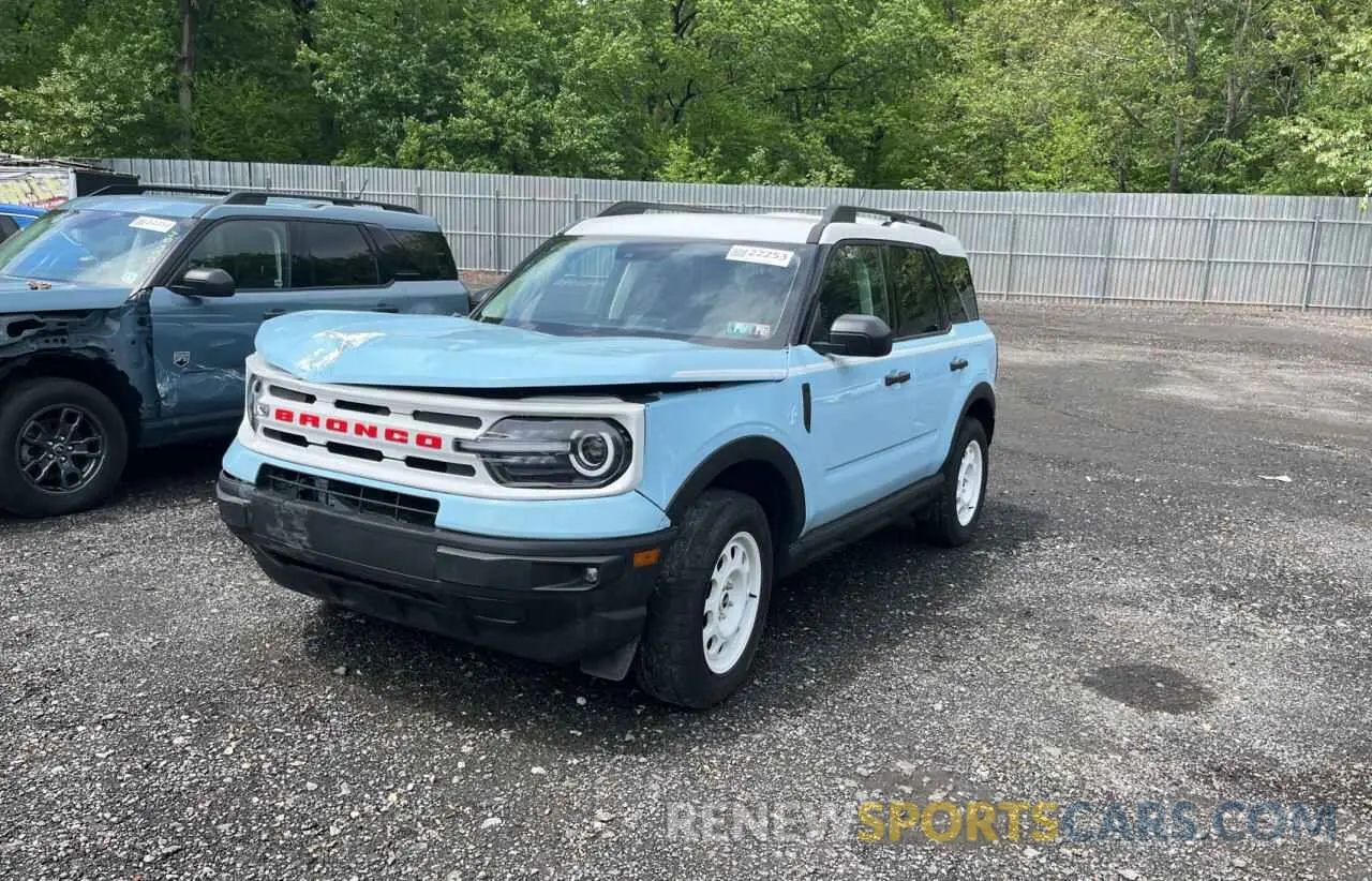 2 Photograph of a damaged car 3FMCR9G63PRE08516 FORD BRONCO 2023