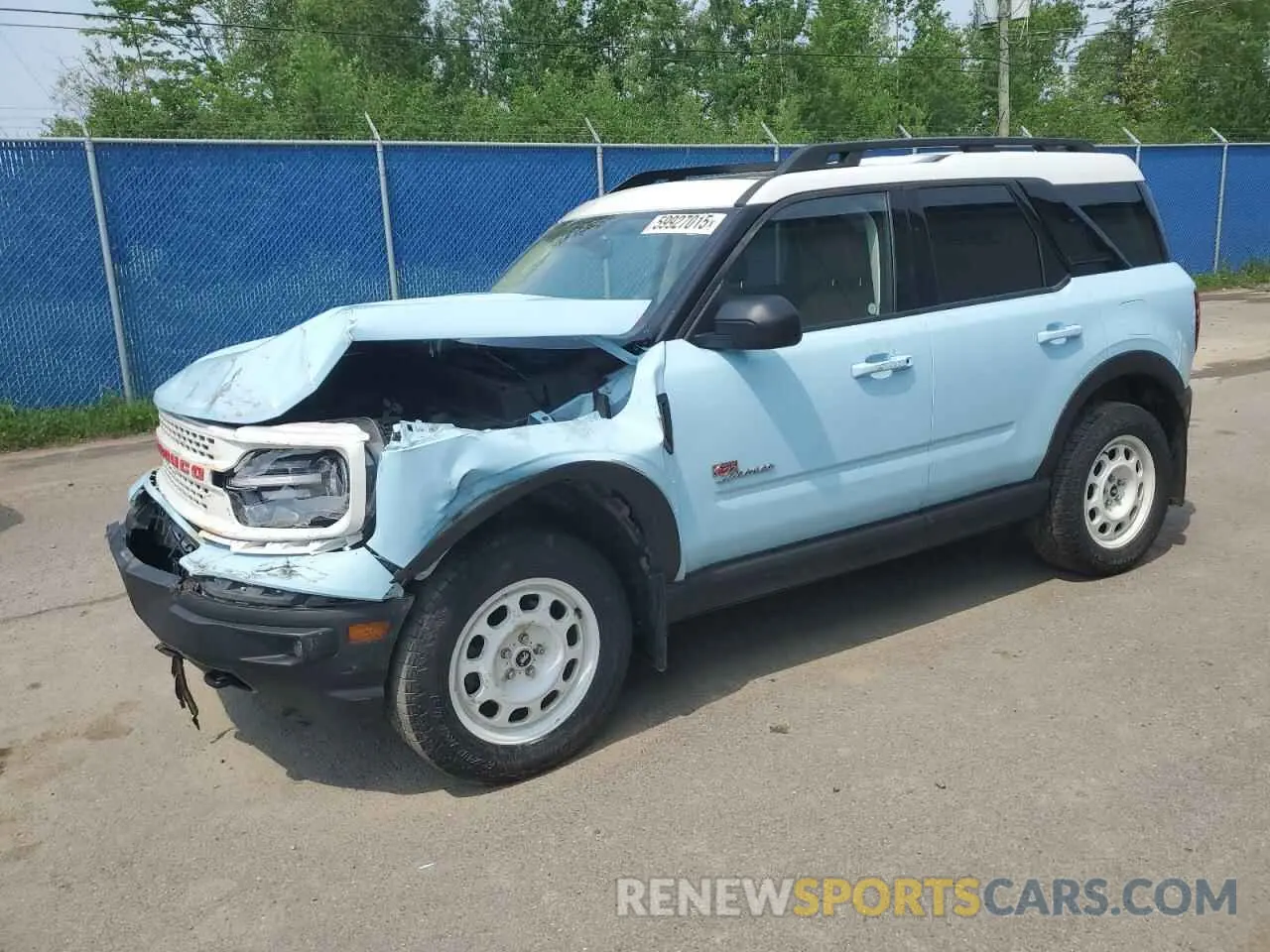 1 Photograph of a damaged car 3FMCR9H91PRD35882 FORD BRONCO 2023