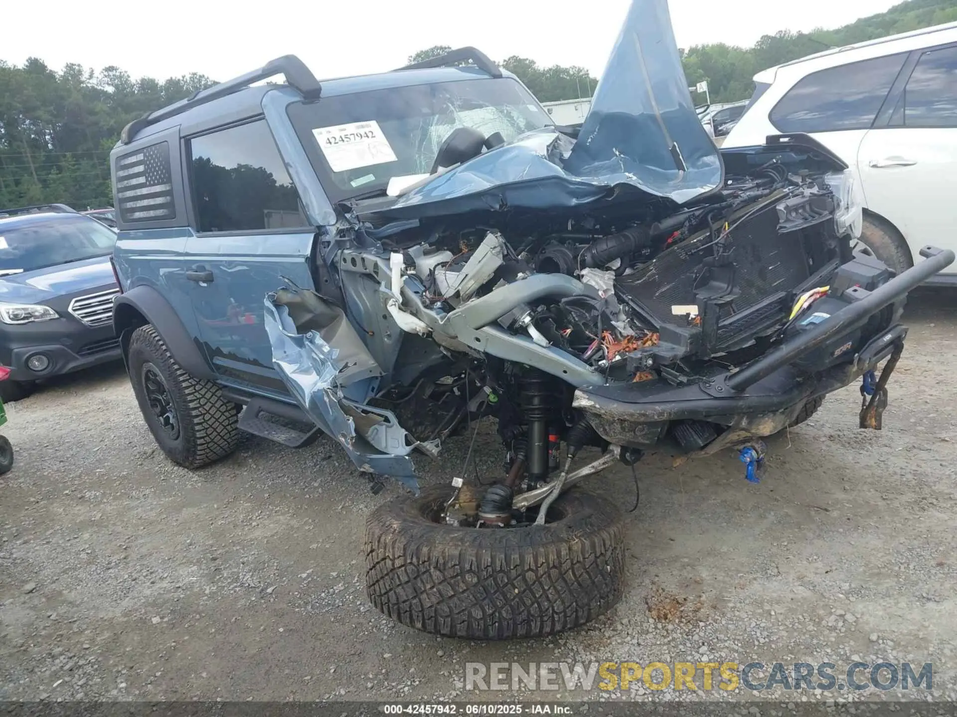 1 Photograph of a damaged car 1FMDE2AP1RLA43666 FORD BRONCO 2024