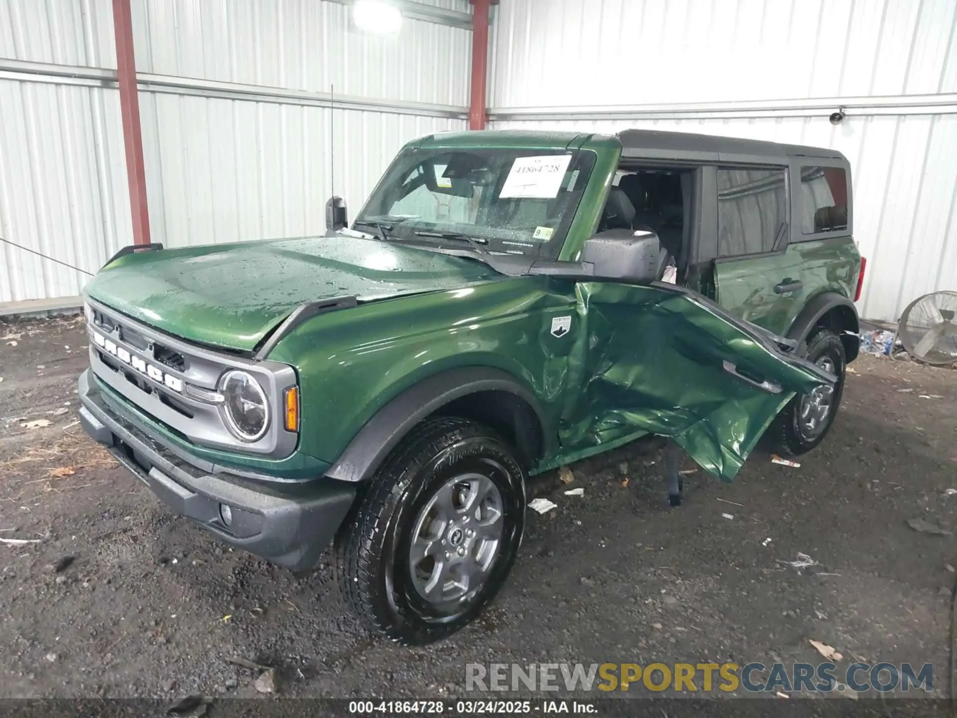 2 Photograph of a damaged car 1FMDE7BH6RLA88901 FORD BRONCO 2024