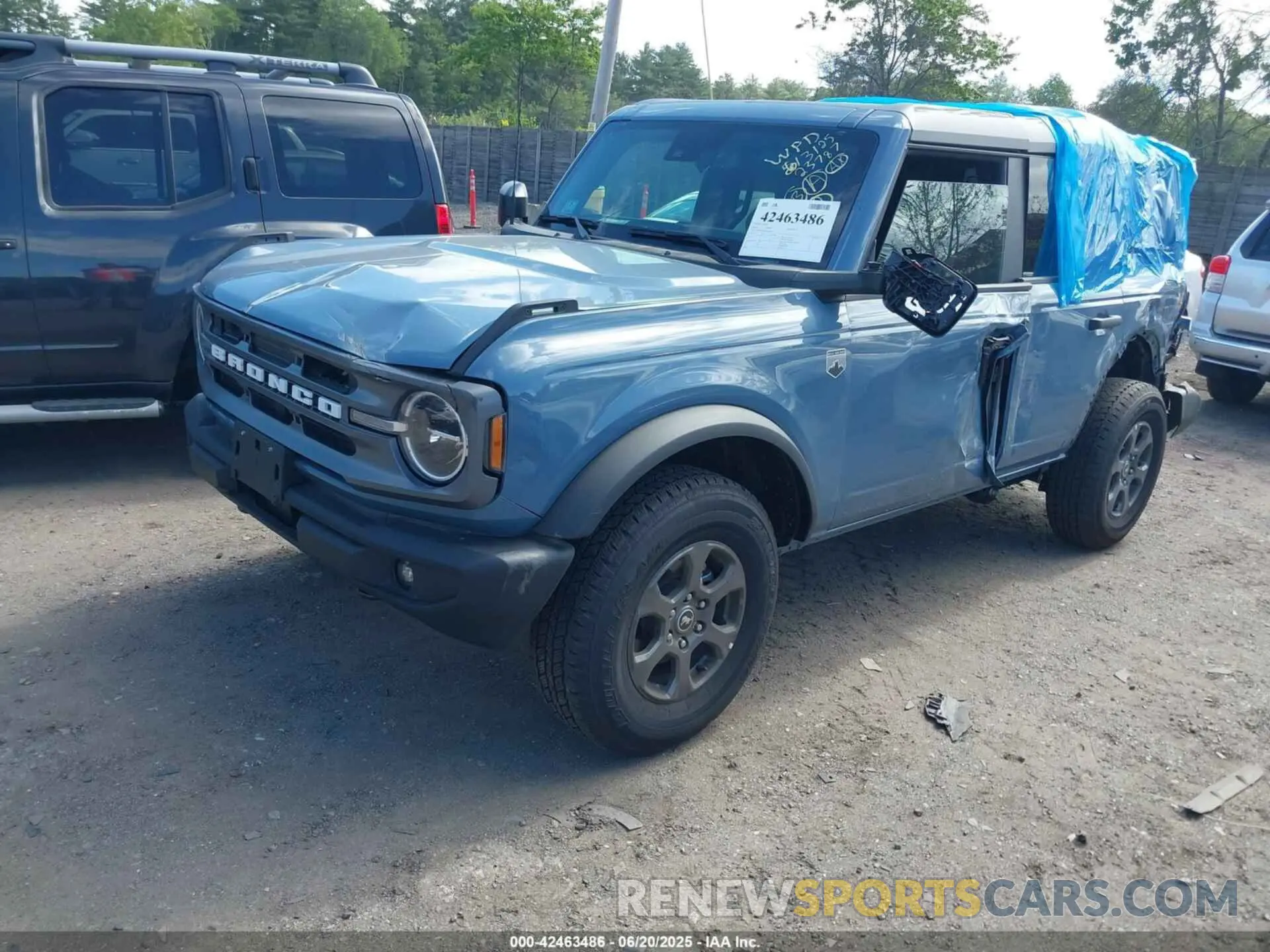 2 Photograph of a damaged car 1FMDE7BH9RLB34429 FORD BRONCO 2024