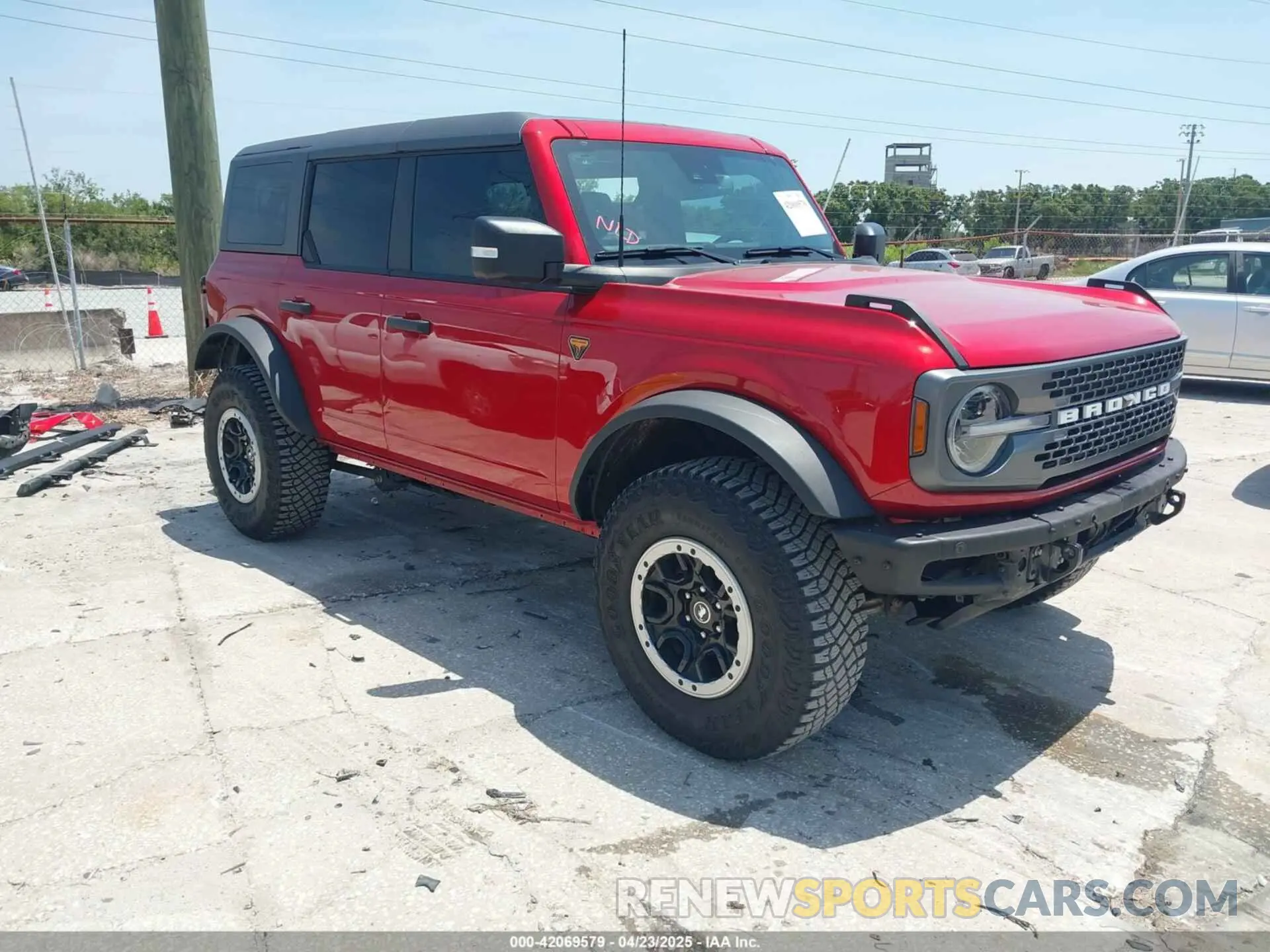 1 Photograph of a damaged car 1FMEE9BP0RLA41564 FORD BRONCO 2024