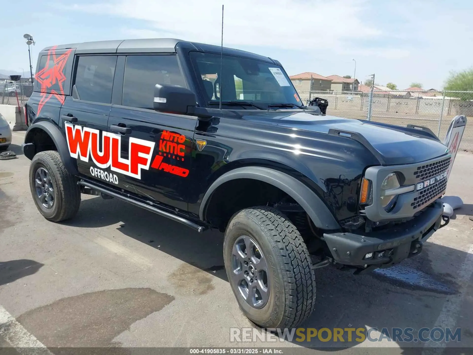 1 Photograph of a damaged car 1FMEE9BP7RLA35583 FORD BRONCO 2024