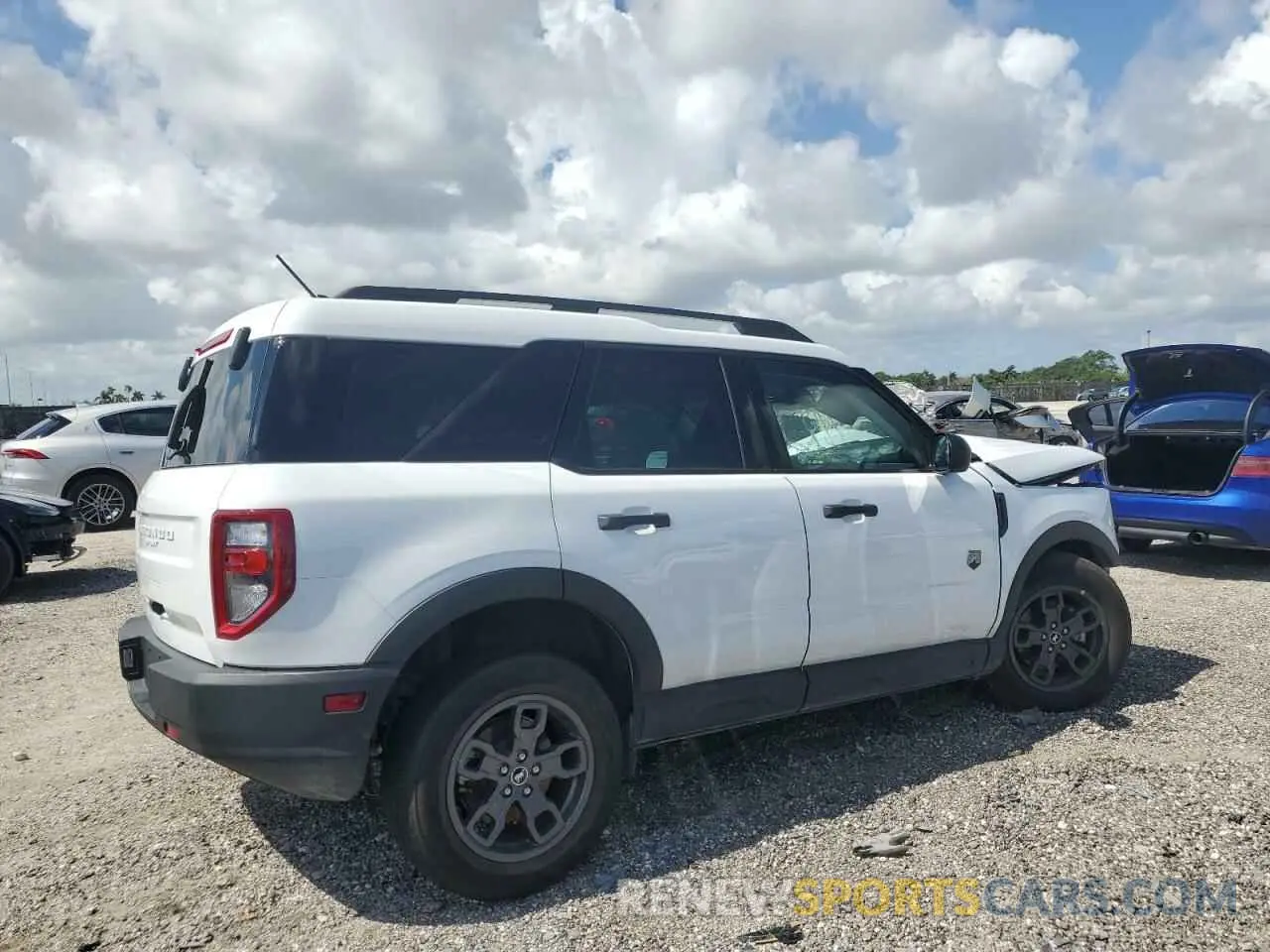 3 Photograph of a damaged car 3FMCR9B60RRE38308 FORD BRONCO 2024