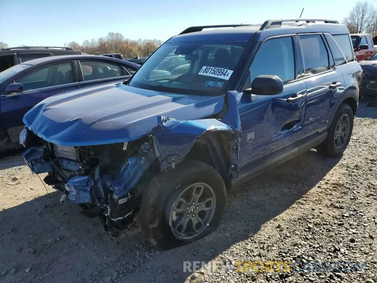 1 Photograph of a damaged car 3FMCR9B66RRE19987 FORD BRONCO 2024