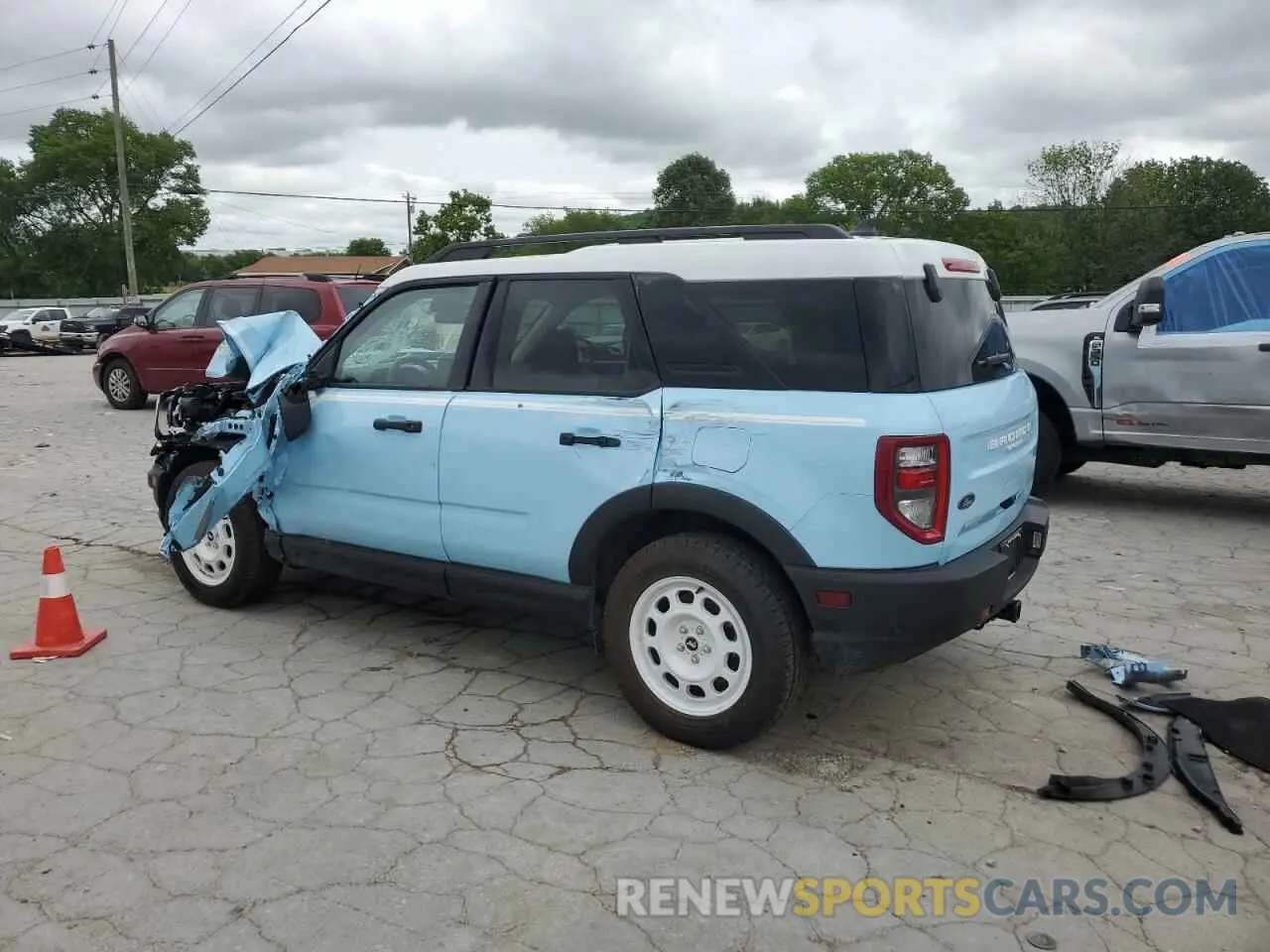 2 Photograph of a damaged car 3FMCR9G66RRF55657 FORD BRONCO 2024