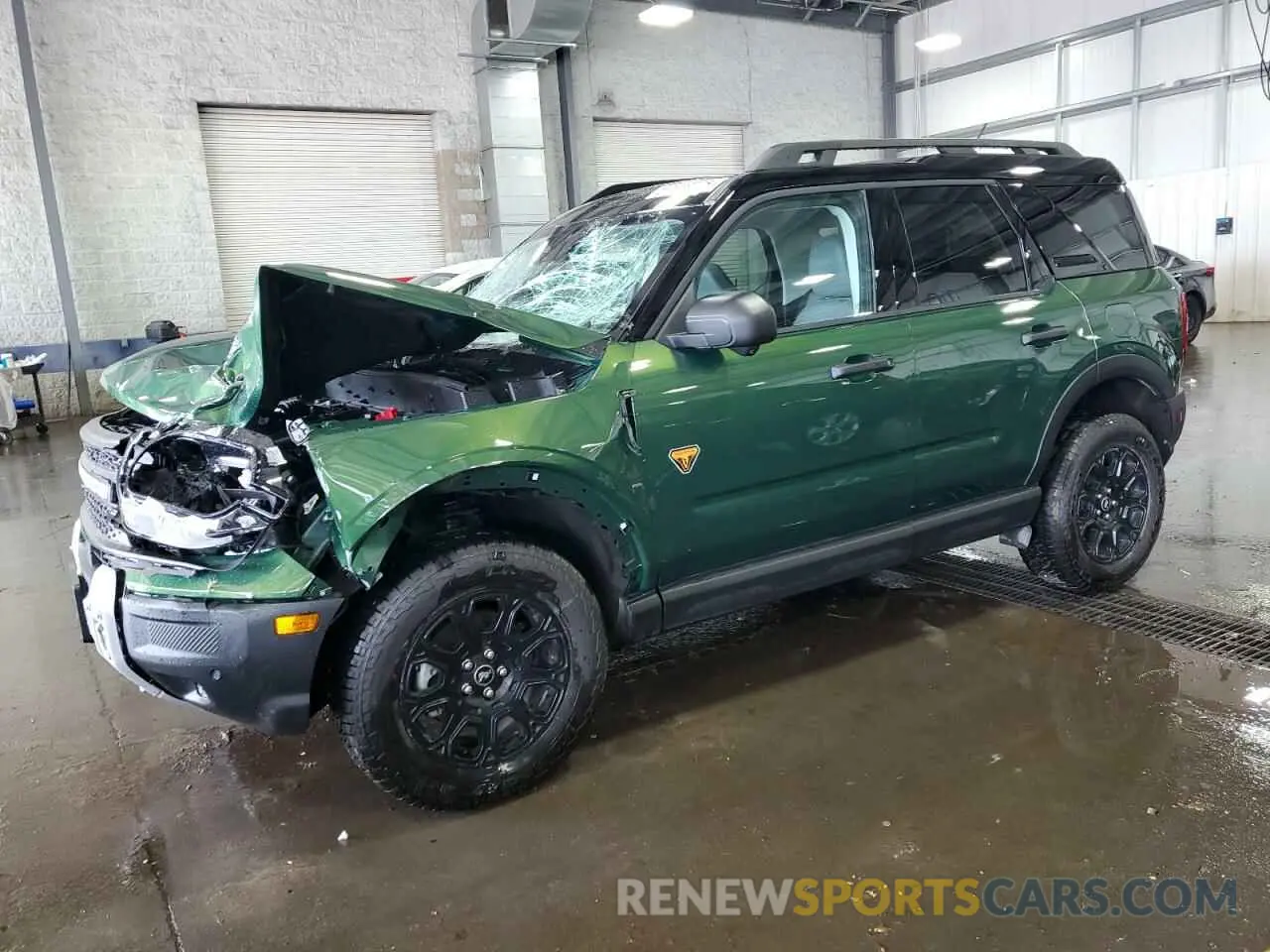 1 Photograph of a damaged car 3FMCR9DAXSRE25802 FORD BRONCO 2025