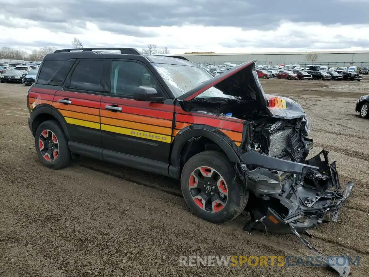 4 Photograph of a damaged car 3FMCR9KN4SRE07608 FORD BRONCO 2025