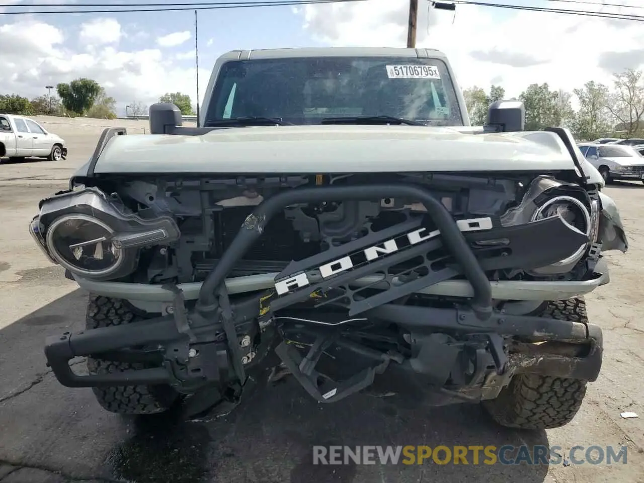 5 Photograph of a damaged car 1FMDE1BH9RLB26151 FORD BRONCO BLA 2024