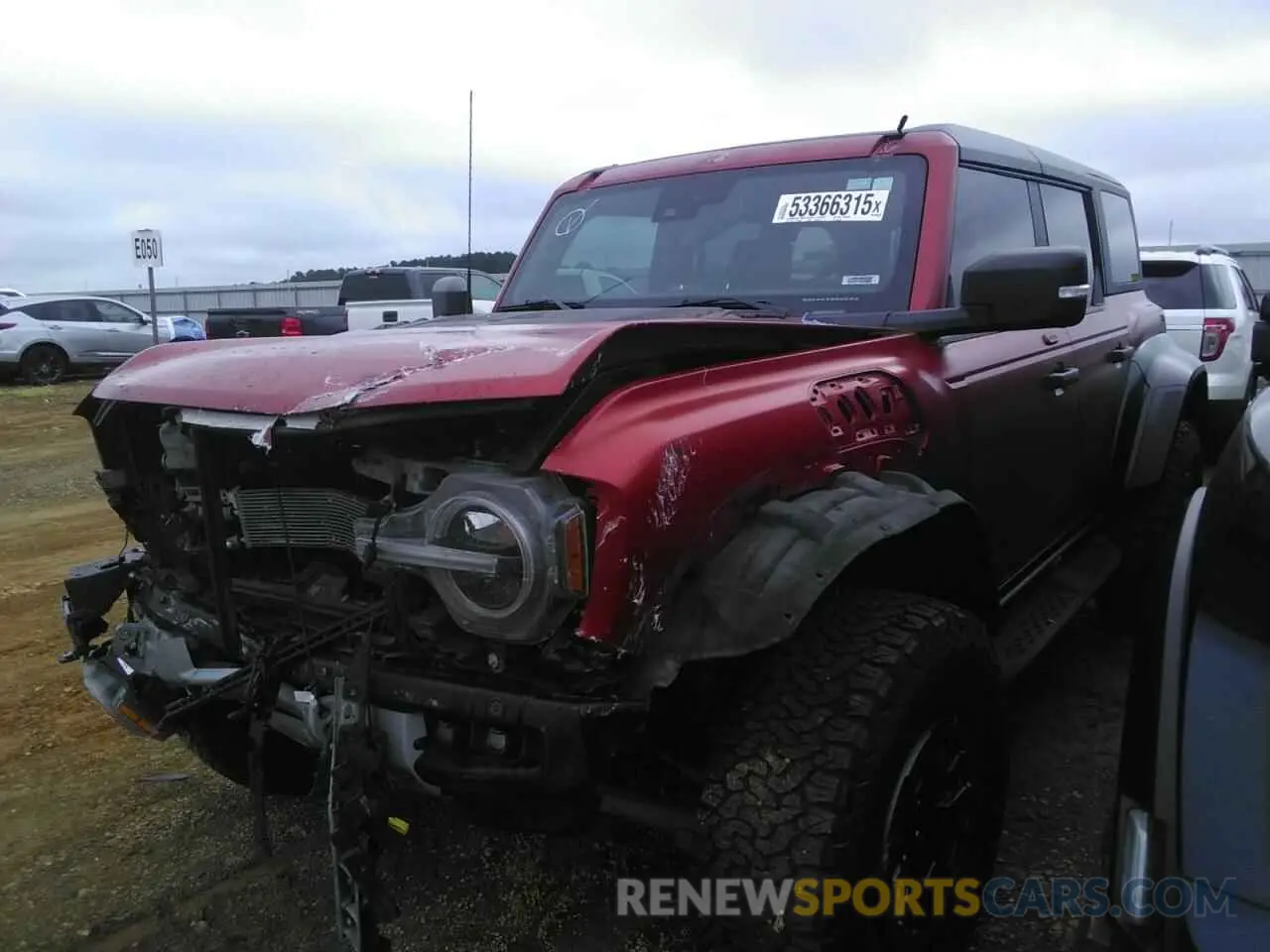 1 Photograph of a damaged car 1FMEE5JR9NLA50253 FORD BRONCO RAP 2022