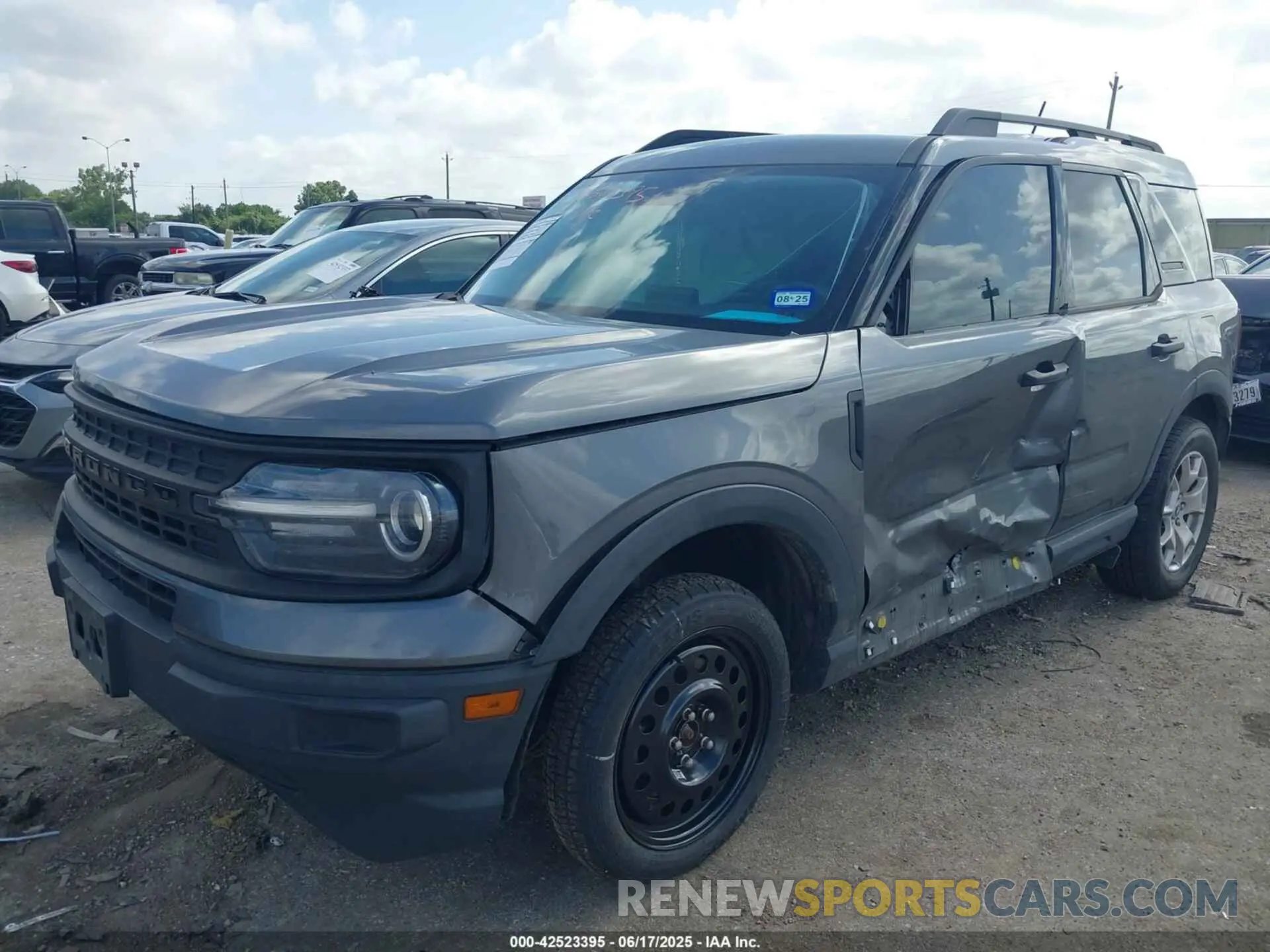 2 Photograph of a damaged car 3FMCR9A64MRA56907 FORD BRONCO SPORT 2021