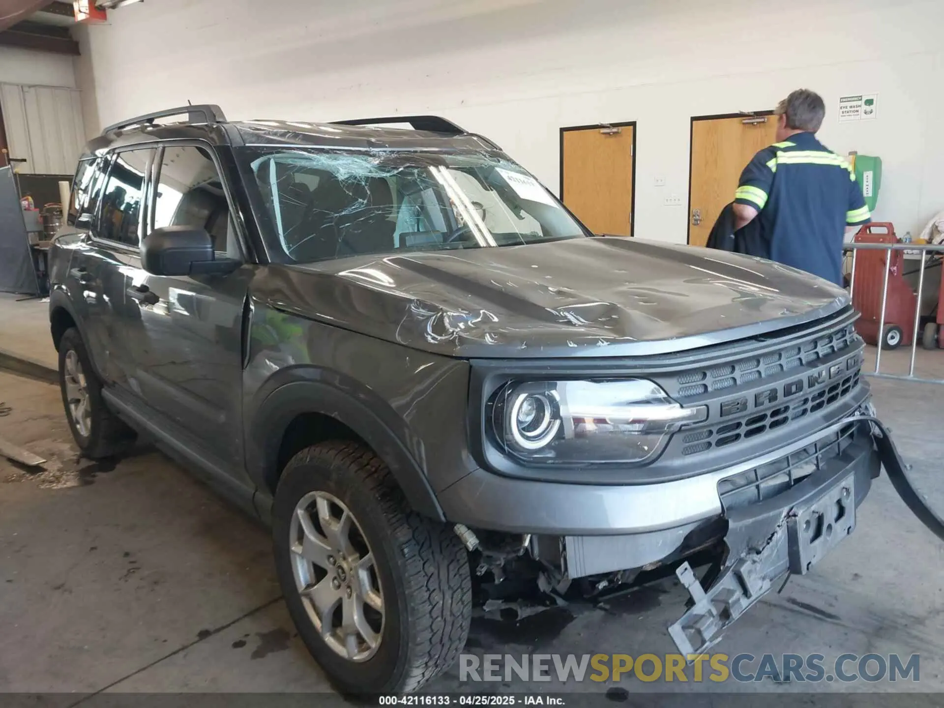1 Photograph of a damaged car 3FMCR9A64MRA57345 FORD BRONCO SPORT 2021