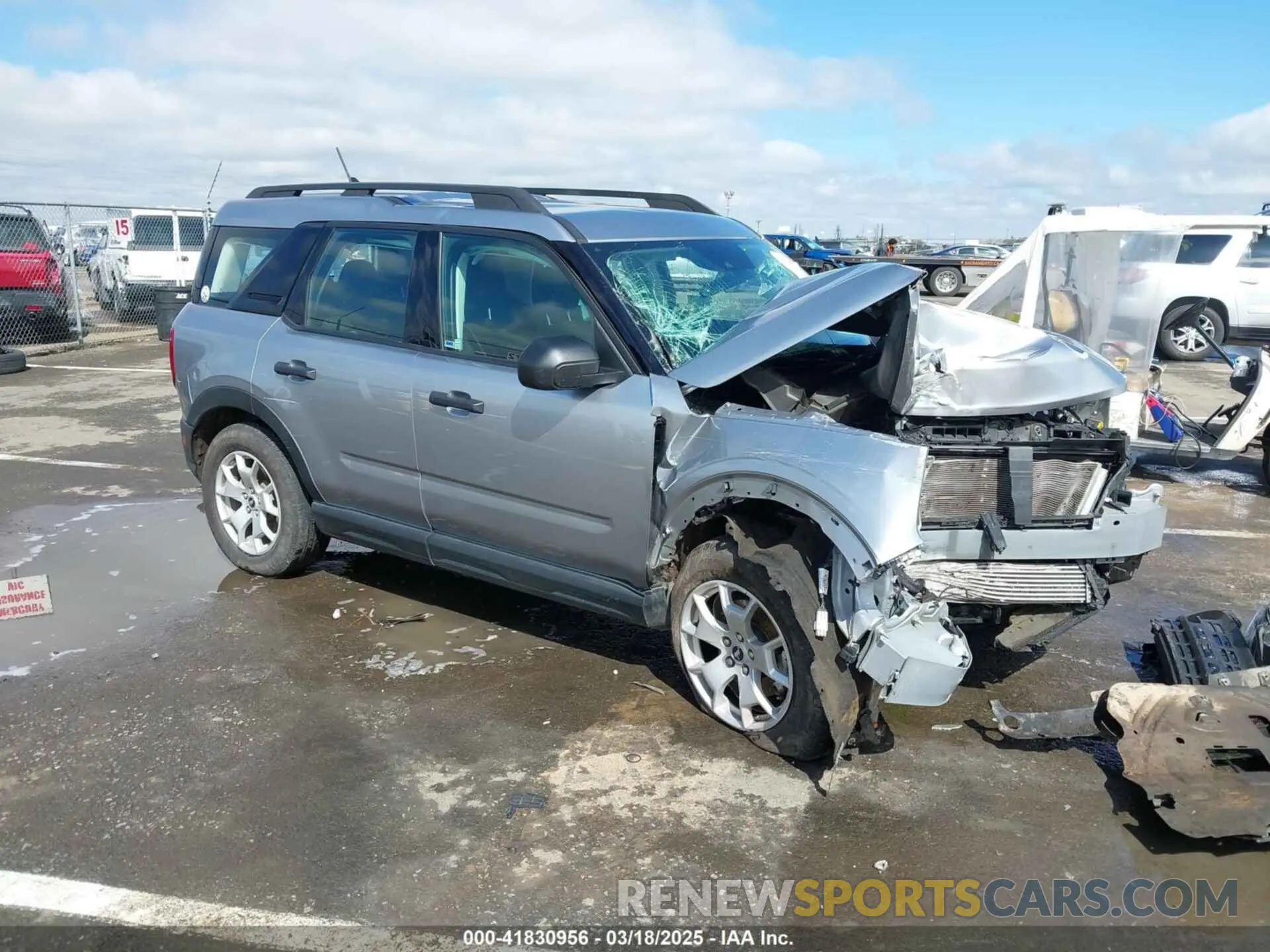 1 Photograph of a damaged car 3FMCR9A6XMRA33955 FORD BRONCO SPORT 2021