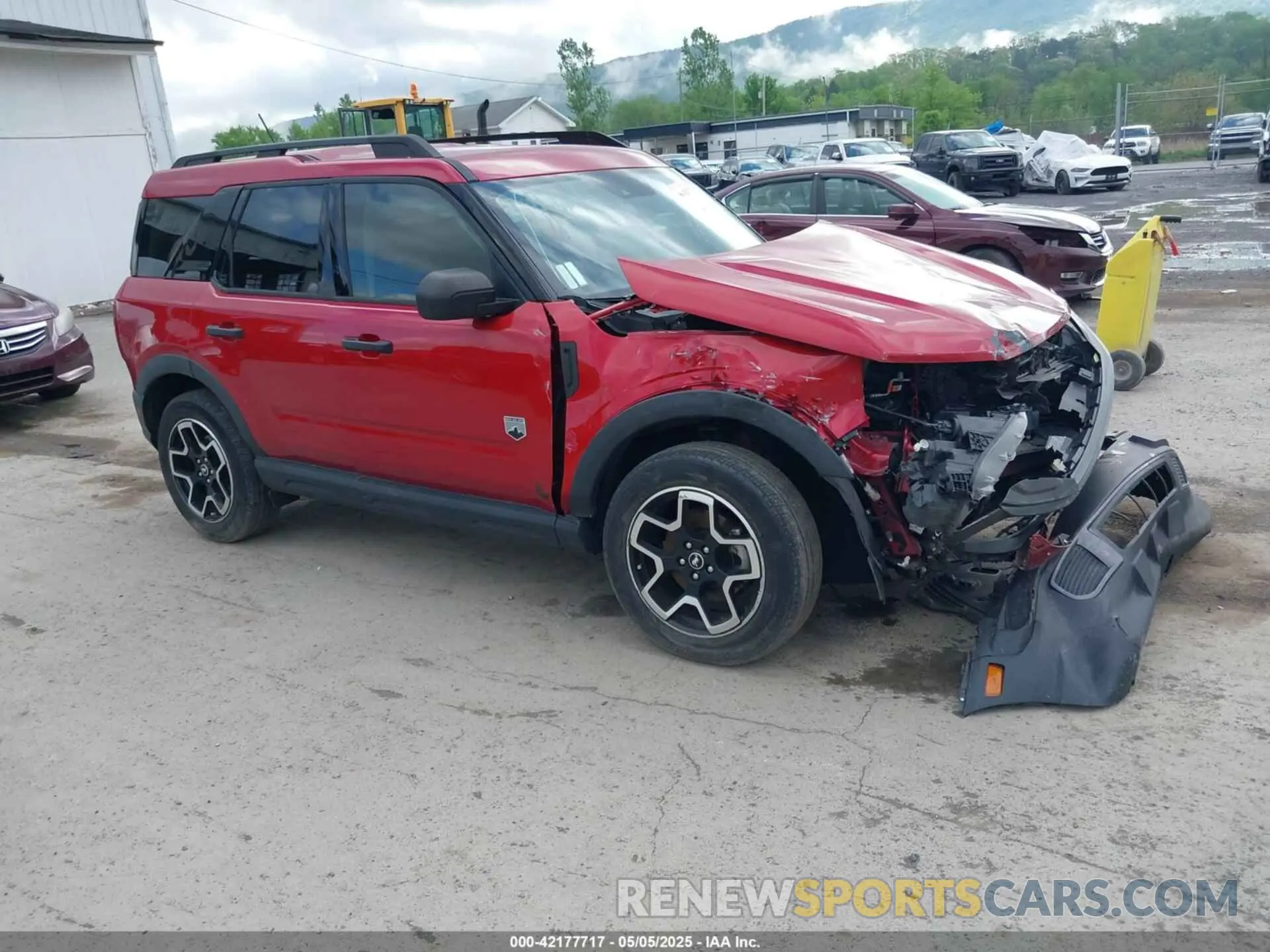 1 Photograph of a damaged car 3FMCR9B60MRA47135 FORD BRONCO SPORT 2021