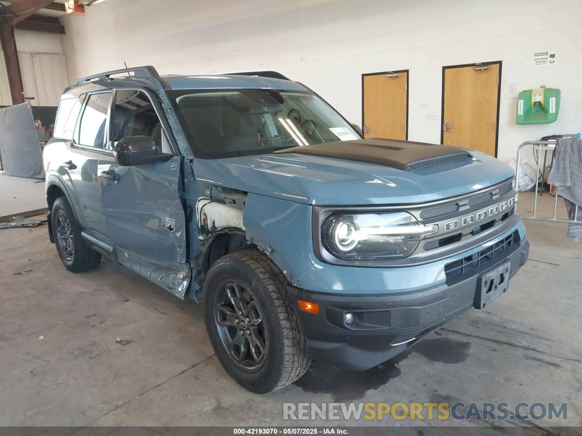 1 Photograph of a damaged car 3FMCR9B61MRA57561 FORD BRONCO SPORT 2021