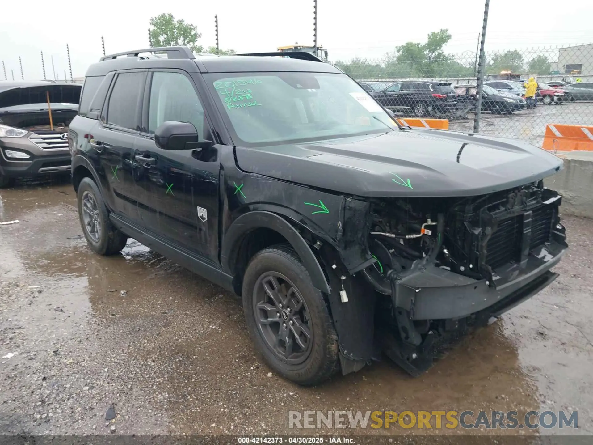 1 Photograph of a damaged car 3FMCR9B62MRA57987 FORD BRONCO SPORT 2021