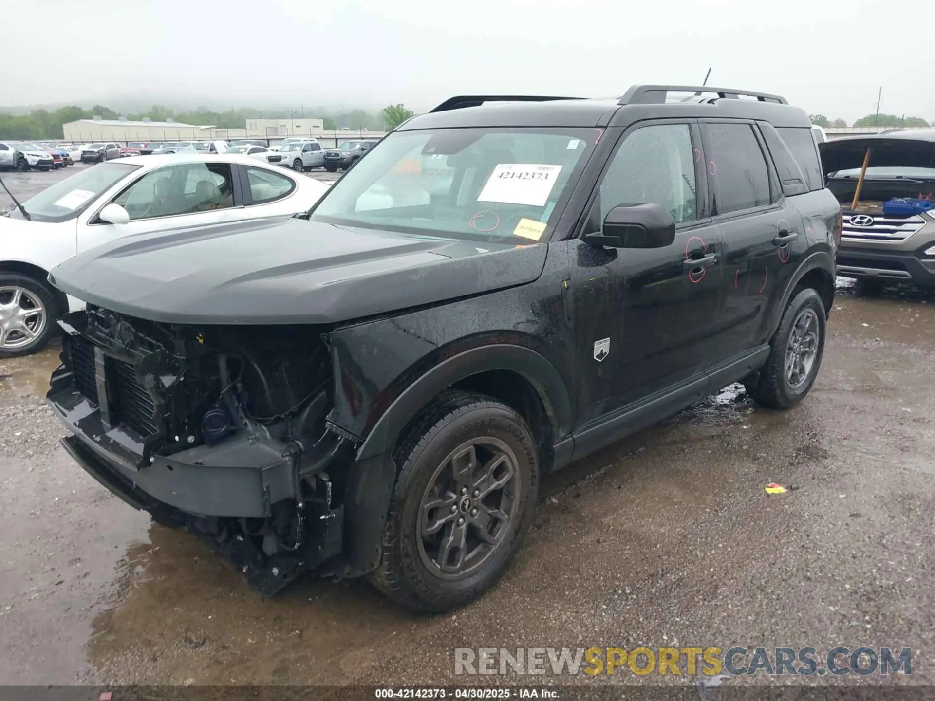 2 Photograph of a damaged car 3FMCR9B62MRA57987 FORD BRONCO SPORT 2021