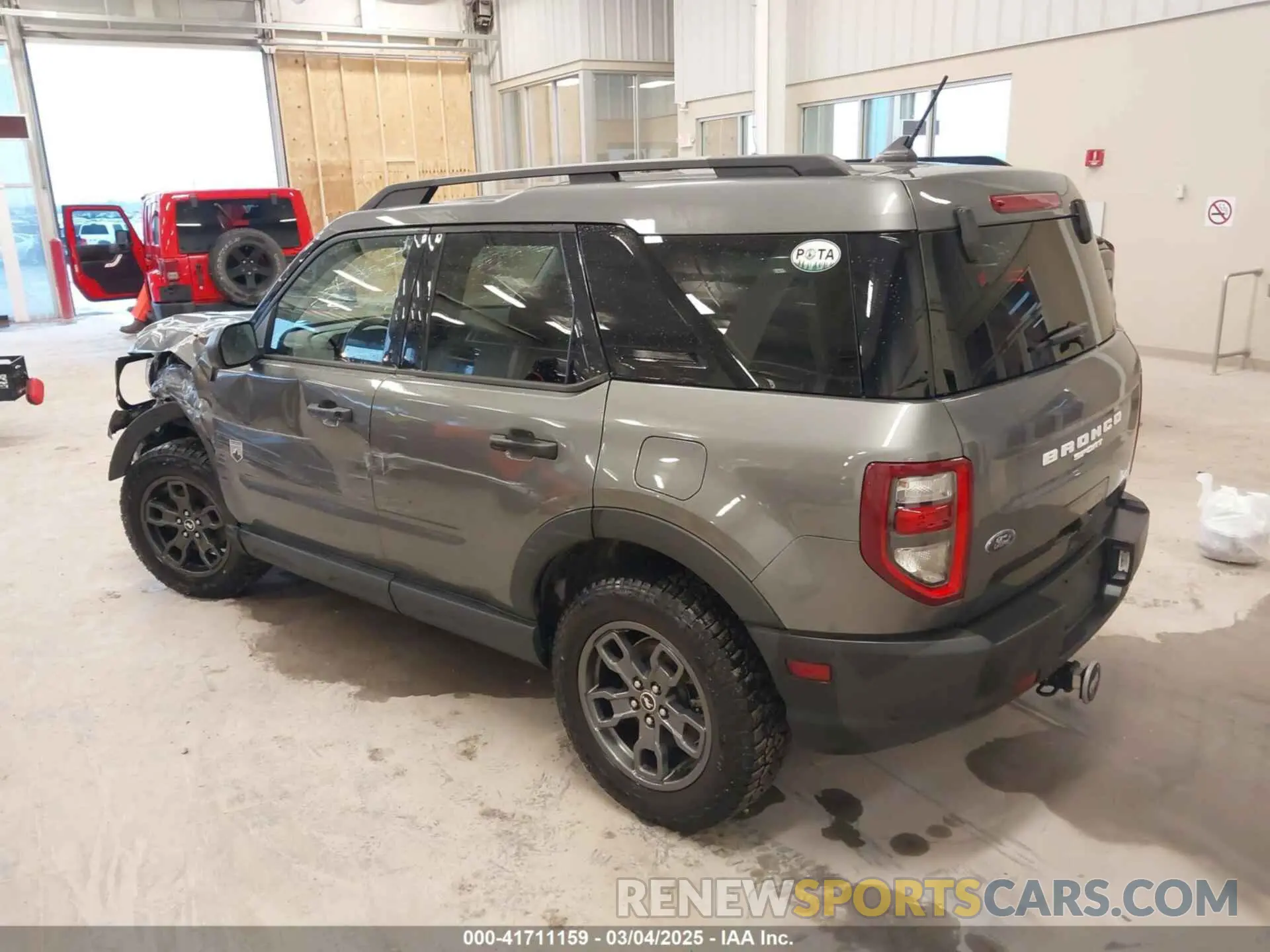 3 Photograph of a damaged car 3FMCR9B62MRB19663 FORD BRONCO SPORT 2021
