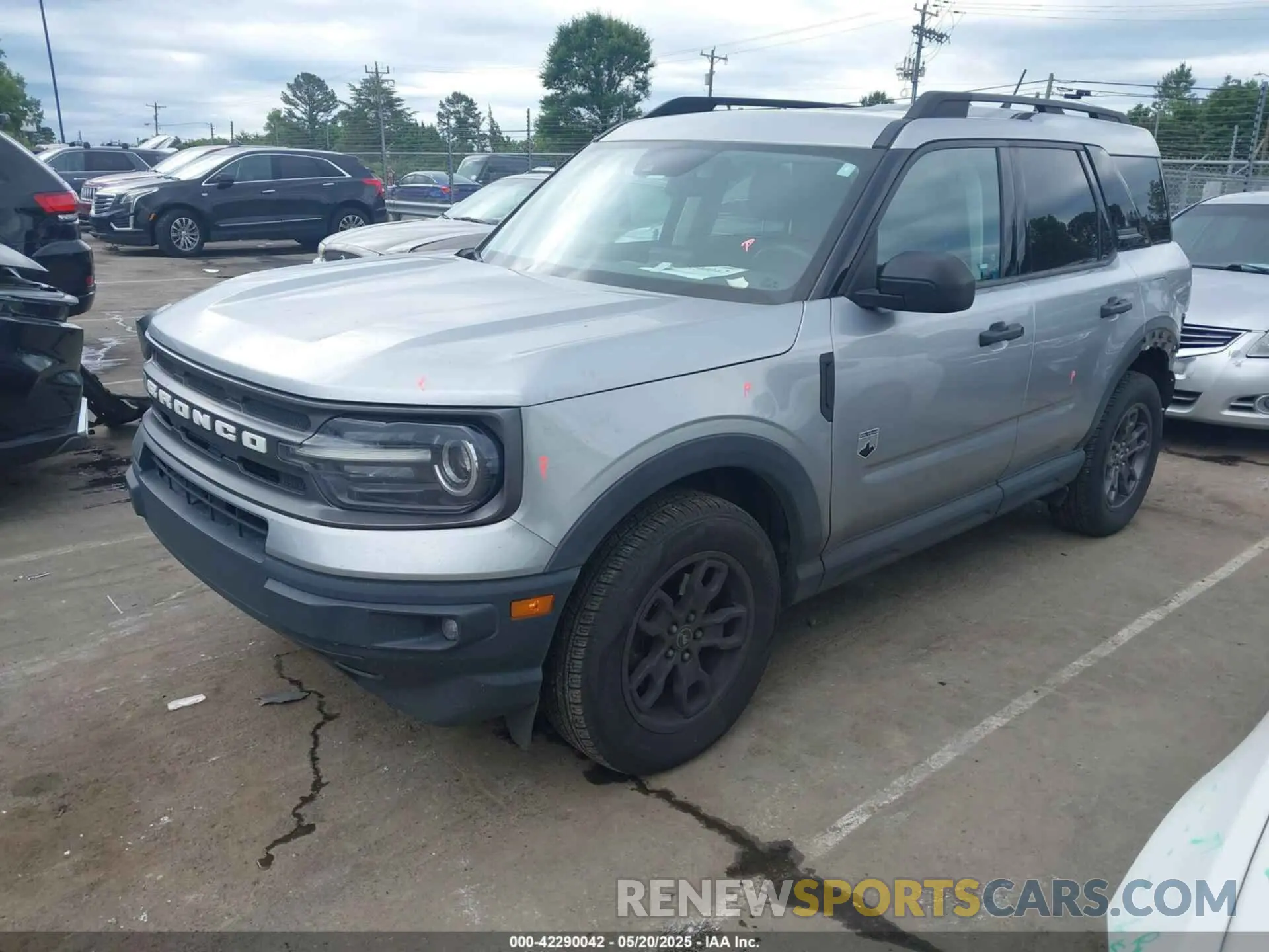 2 Photograph of a damaged car 3FMCR9B64MRB24766 FORD BRONCO SPORT 2021