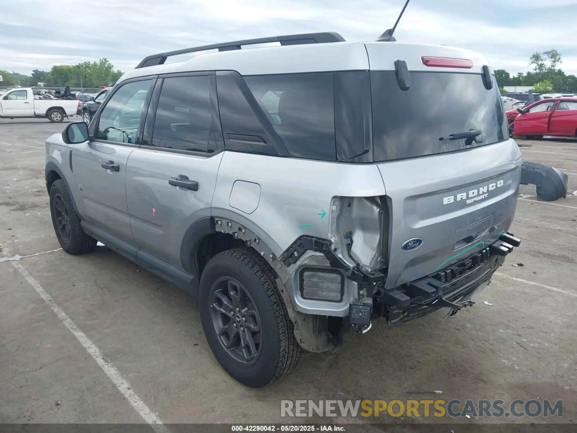 3 Photograph of a damaged car 3FMCR9B64MRB24766 FORD BRONCO SPORT 2021