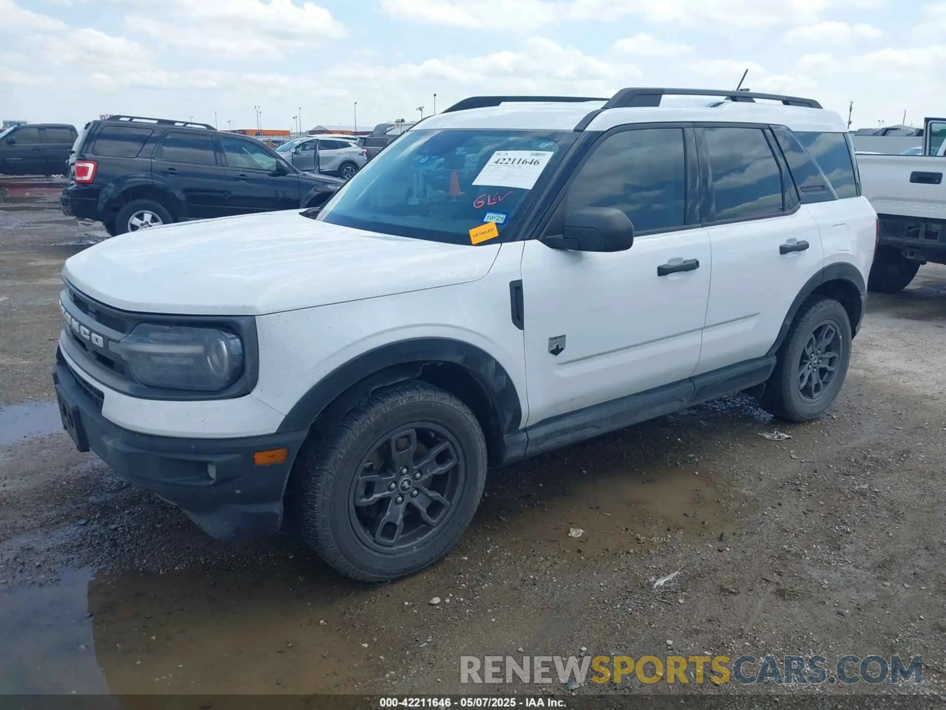2 Photograph of a damaged car 3FMCR9B64MRB32141 FORD BRONCO SPORT 2021