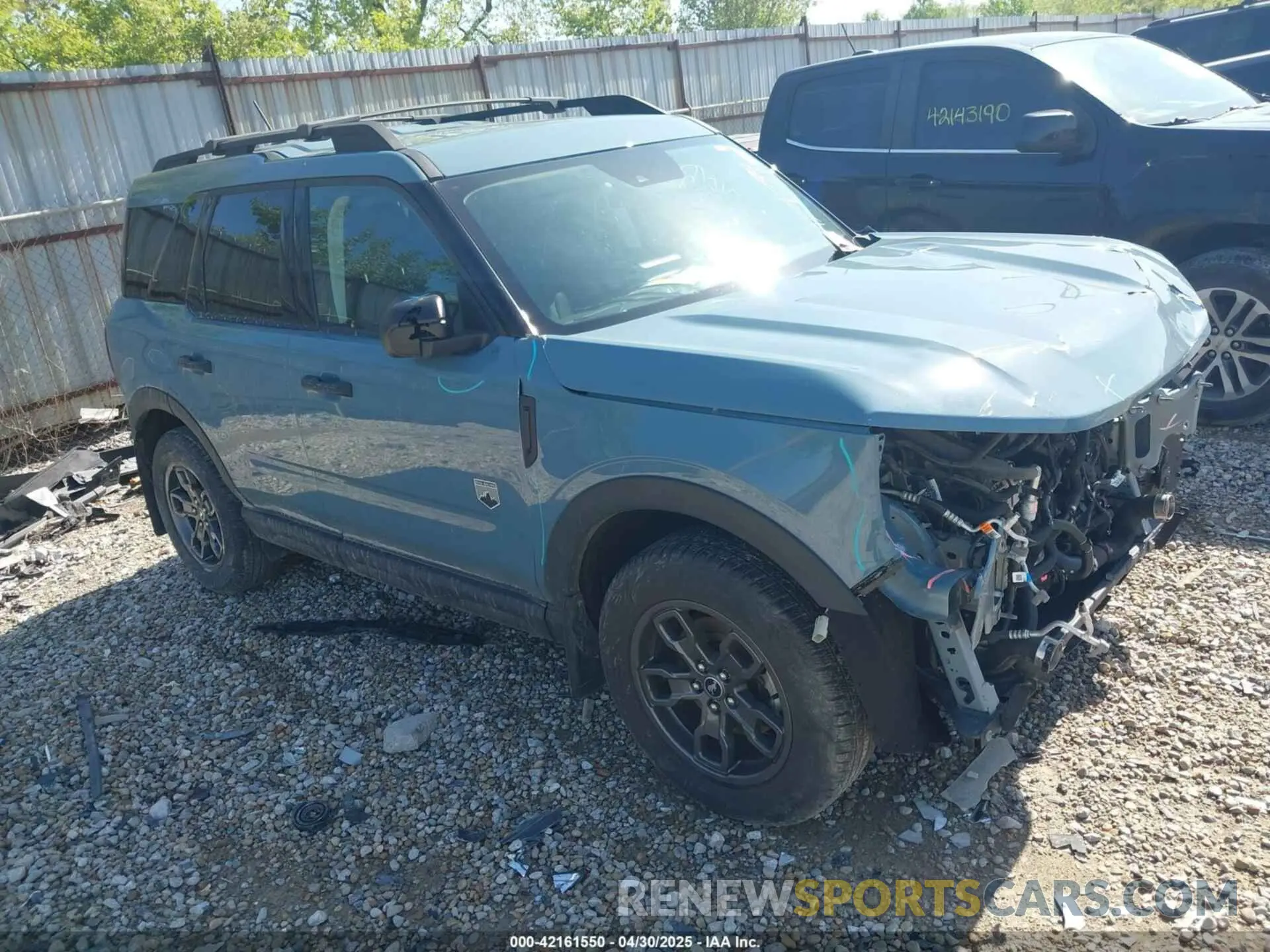 1 Photograph of a damaged car 3FMCR9B65MRA71799 FORD BRONCO SPORT 2021