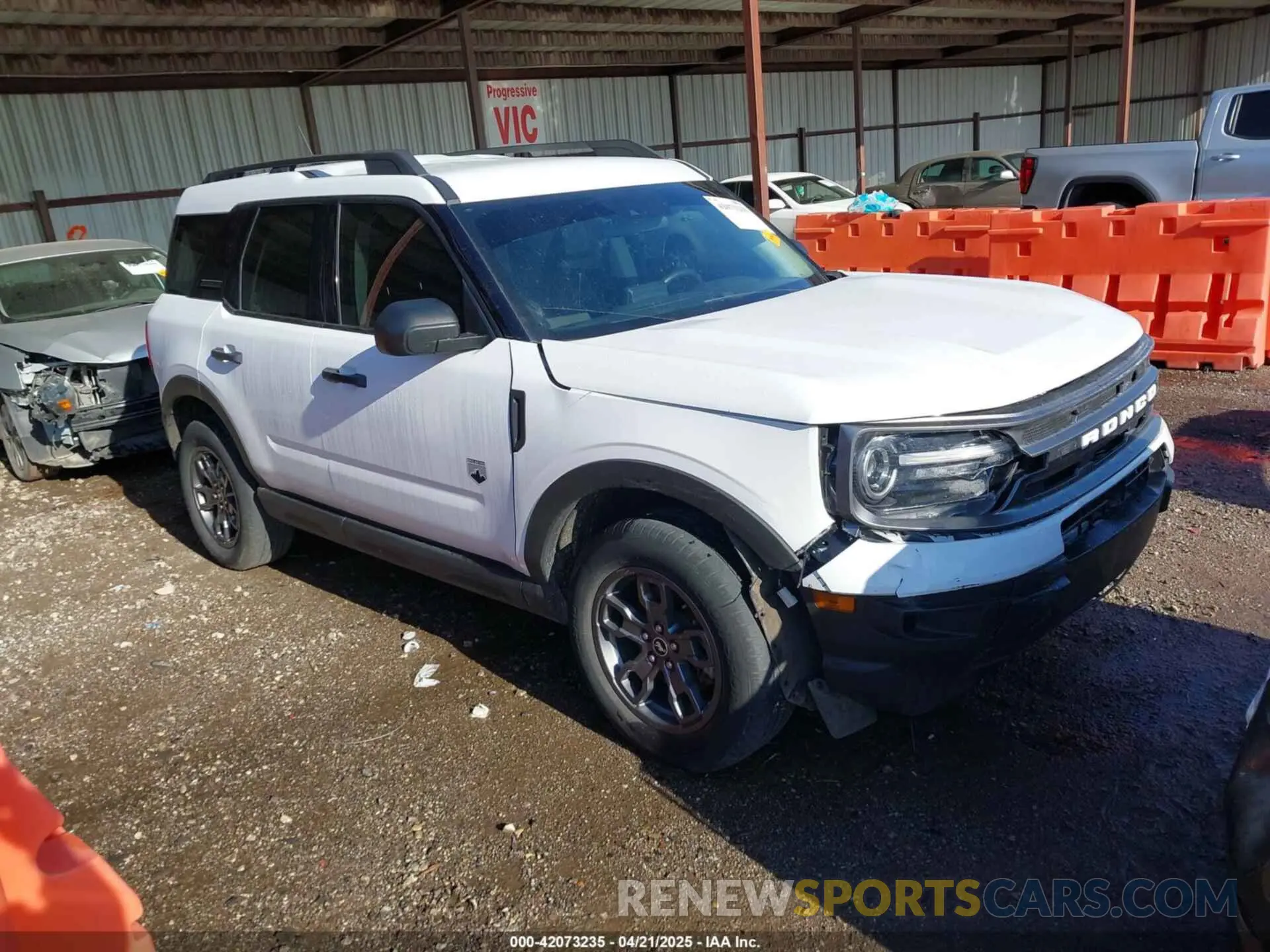 1 Photograph of a damaged car 3FMCR9B66MRB35736 FORD BRONCO SPORT 2021