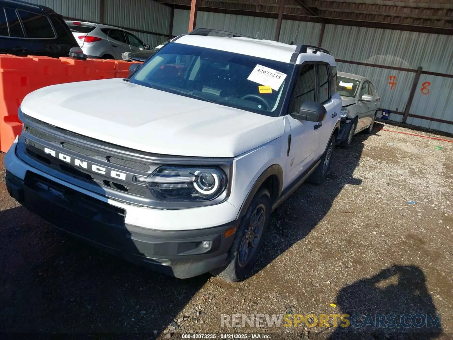 2 Photograph of a damaged car 3FMCR9B66MRB35736 FORD BRONCO SPORT 2021