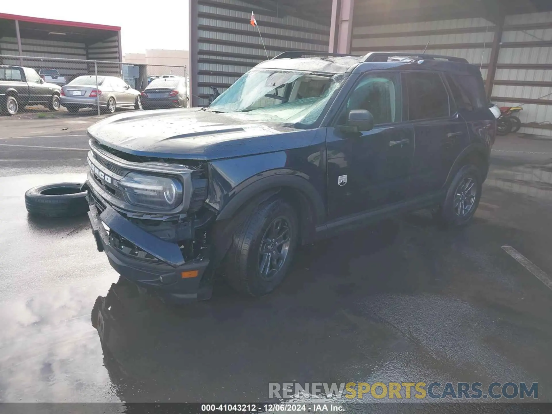 2 Photograph of a damaged car 3FMCR9B67MRA96350 FORD BRONCO SPORT 2021