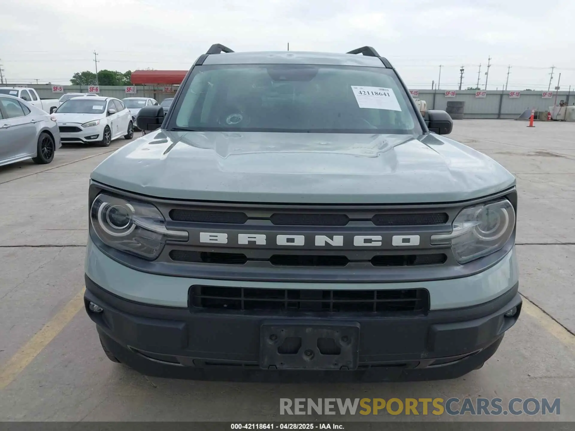 12 Photograph of a damaged car 3FMCR9B67MRB26172 FORD BRONCO SPORT 2021