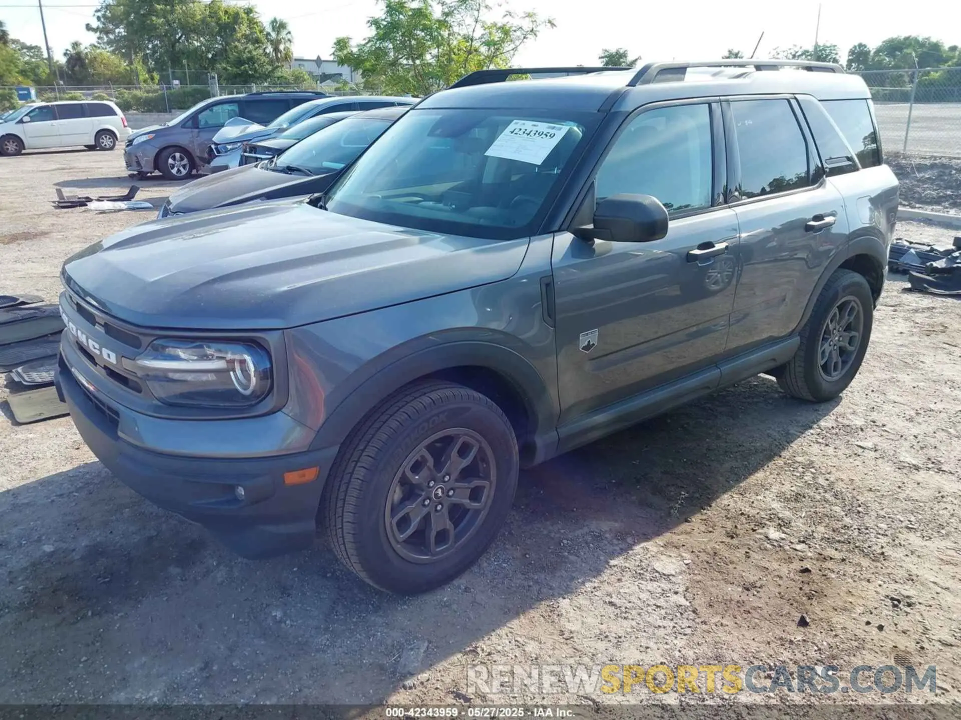 2 Photograph of a damaged car 3FMCR9B68MRA44256 FORD BRONCO SPORT 2021