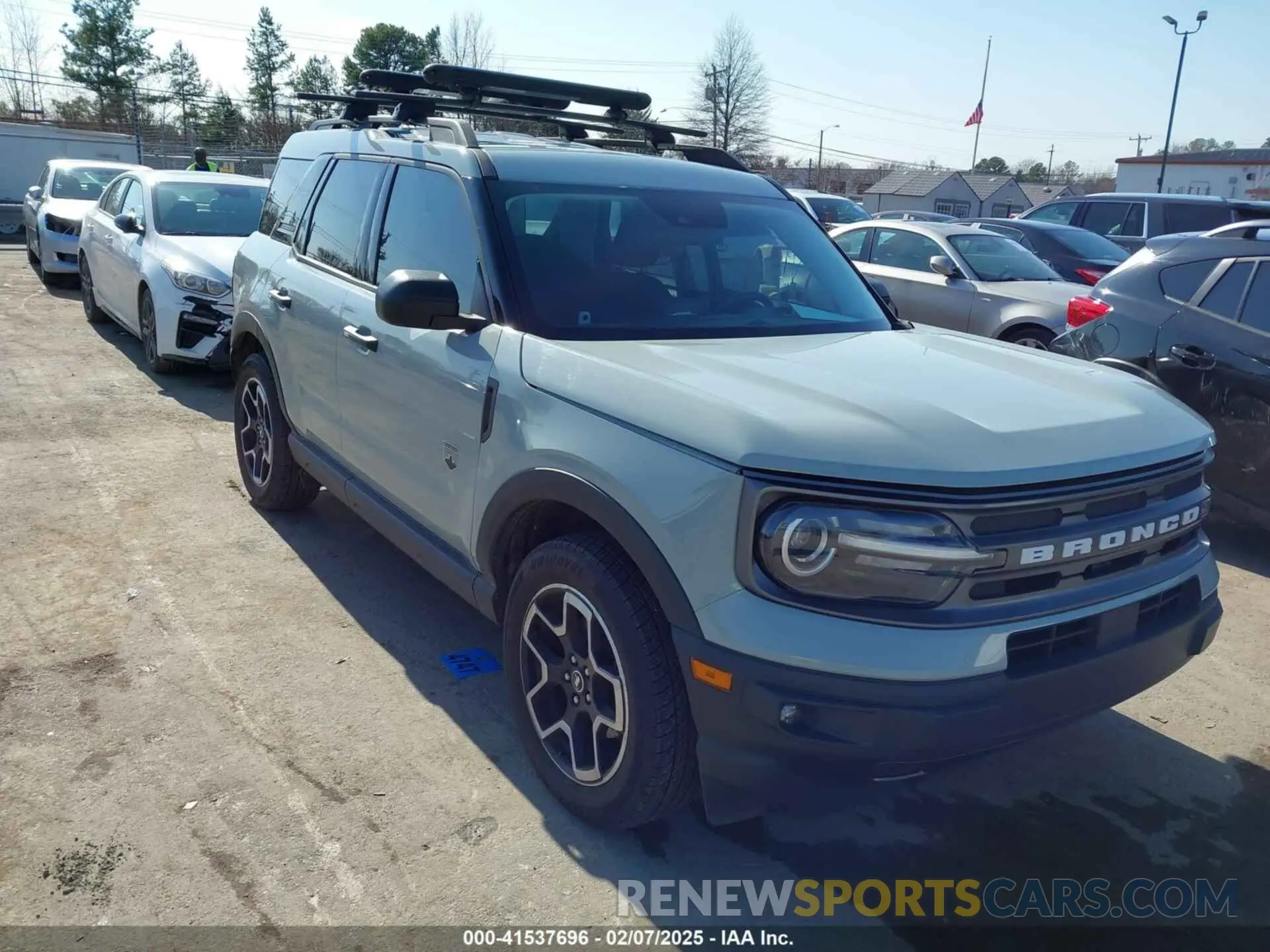 1 Photograph of a damaged car 3FMCR9B69MRA04929 FORD BRONCO SPORT 2021