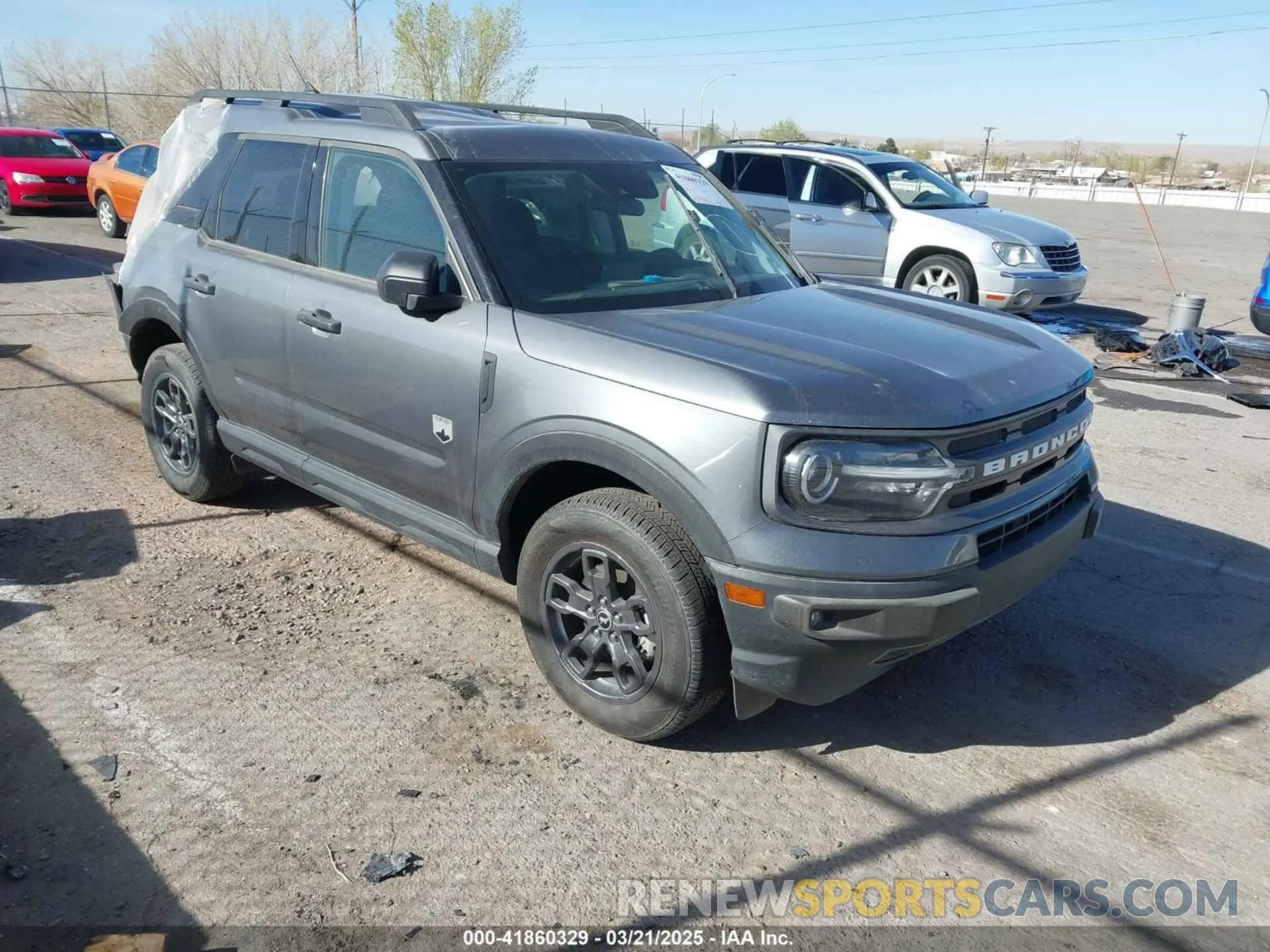 1 Photograph of a damaged car 3FMCR9B69MRA08298 FORD BRONCO SPORT 2021
