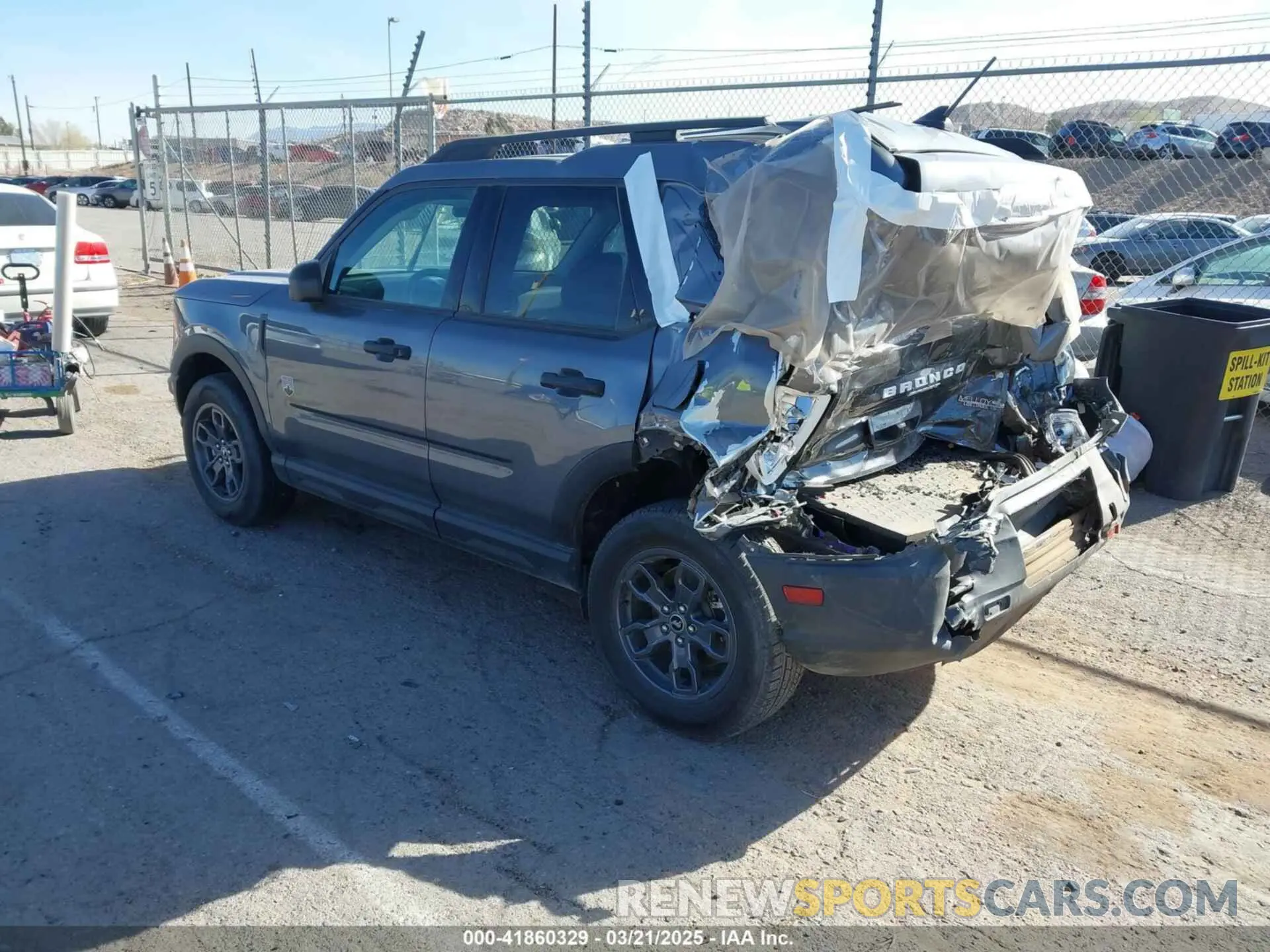 3 Photograph of a damaged car 3FMCR9B69MRA08298 FORD BRONCO SPORT 2021