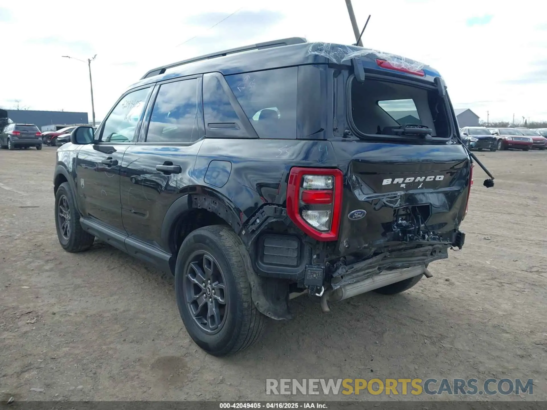 3 Photograph of a damaged car 3FMCR9B6XMRB10323 FORD BRONCO SPORT 2021