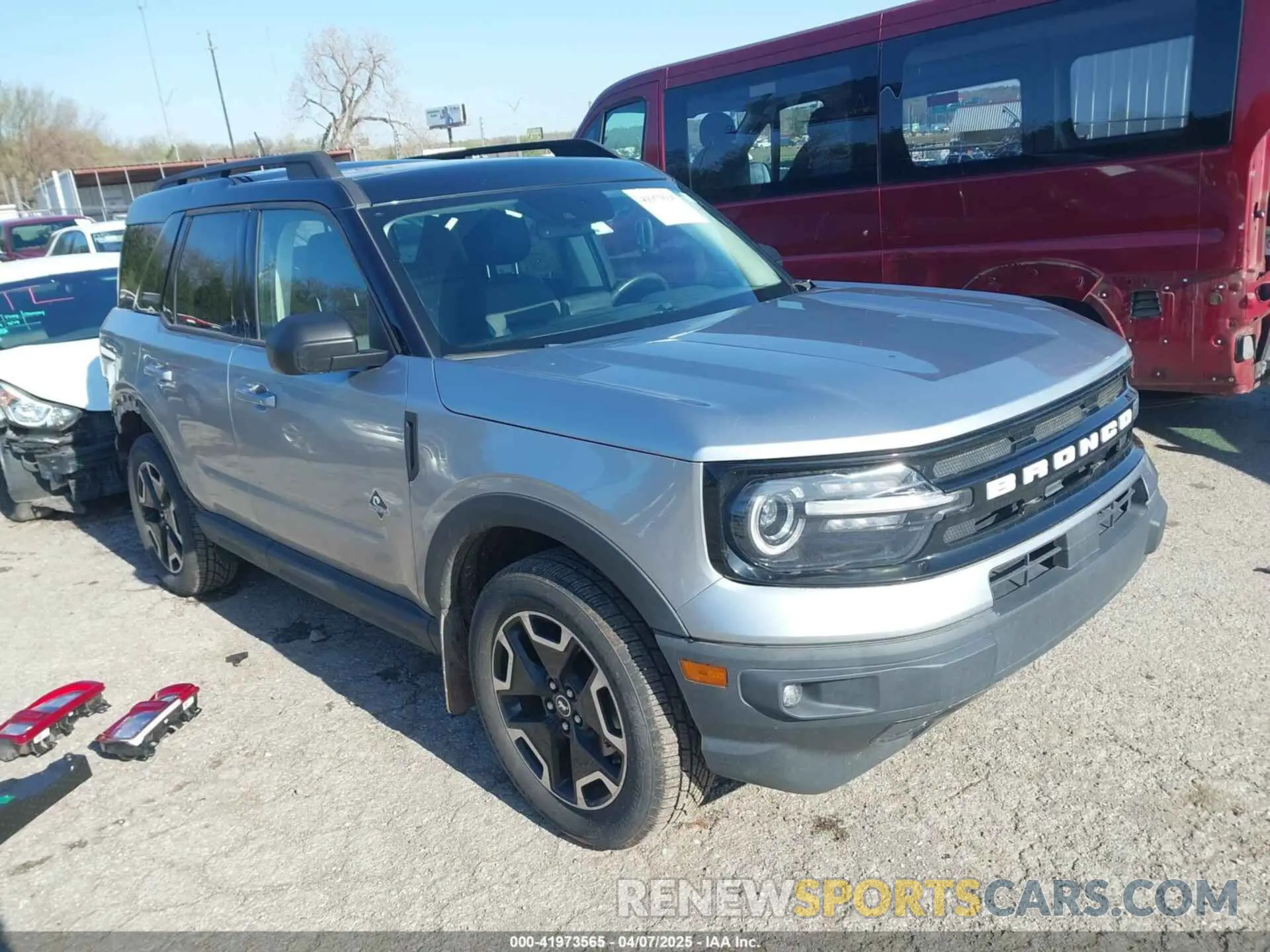 1 Photograph of a damaged car 3FMCR9C60MRA27014 FORD BRONCO SPORT 2021