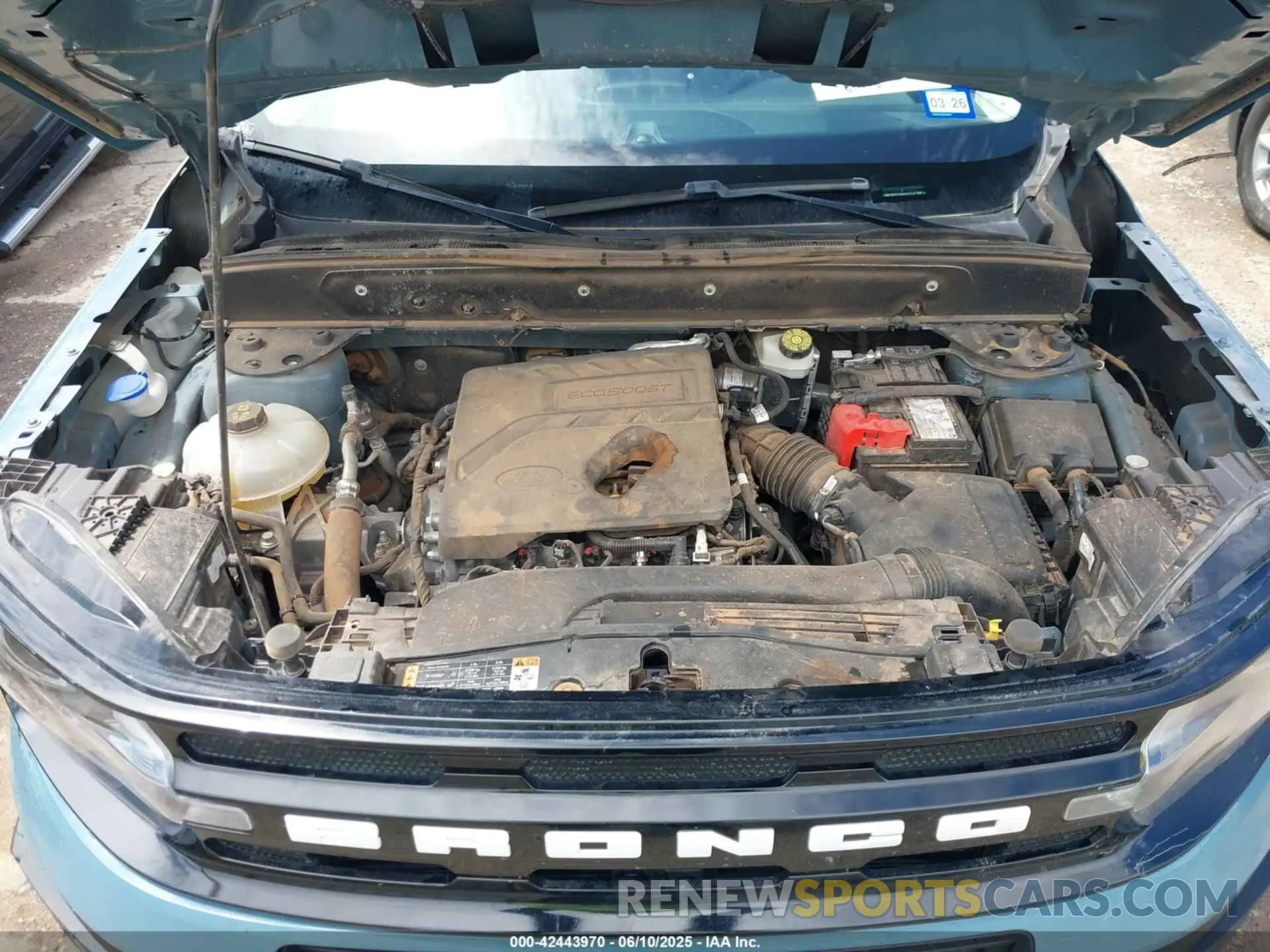 10 Photograph of a damaged car 3FMCR9C63MRA06545 FORD BRONCO SPORT 2021