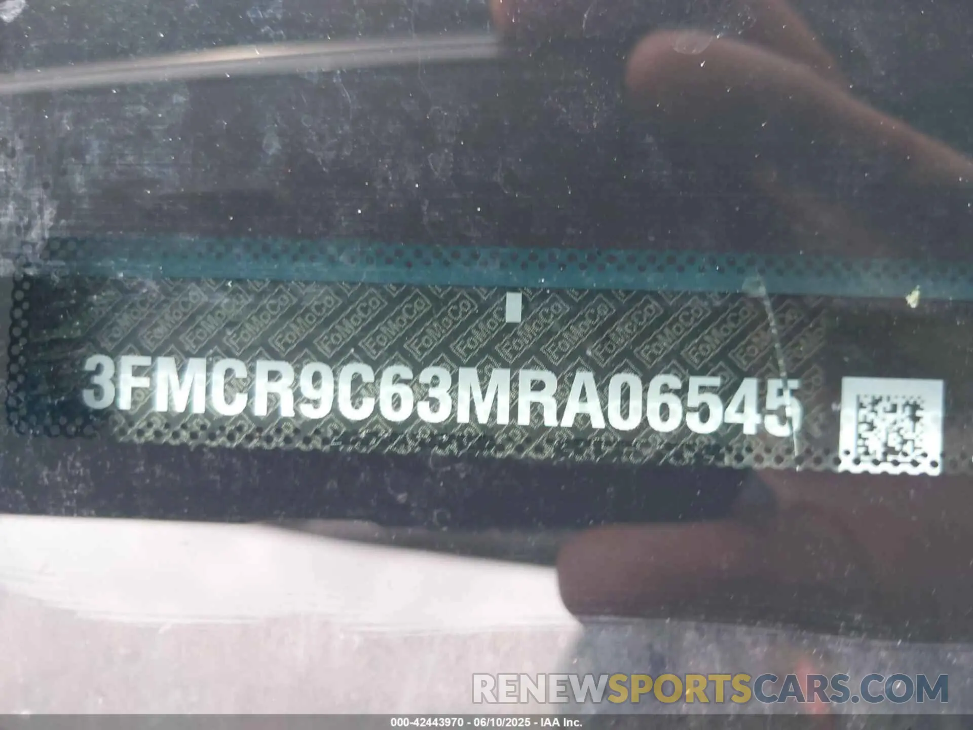 9 Photograph of a damaged car 3FMCR9C63MRA06545 FORD BRONCO SPORT 2021
